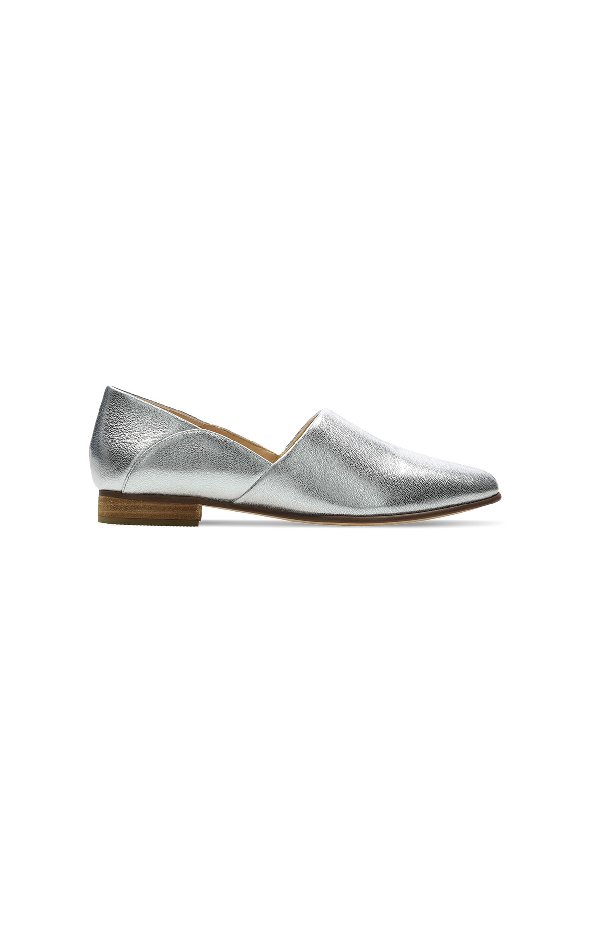 Clarks Pure tone silver from Bicester Village
