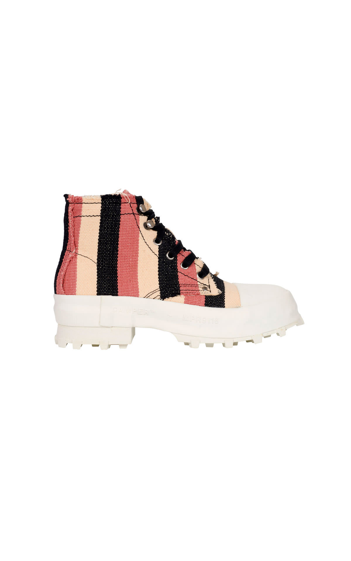 High boots with striped print Camper