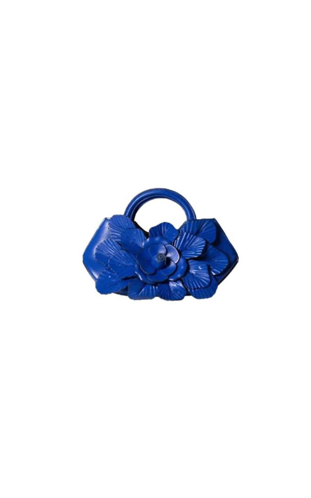 Anne Fontaine Signature leather mini floral handbag from Bicester Village