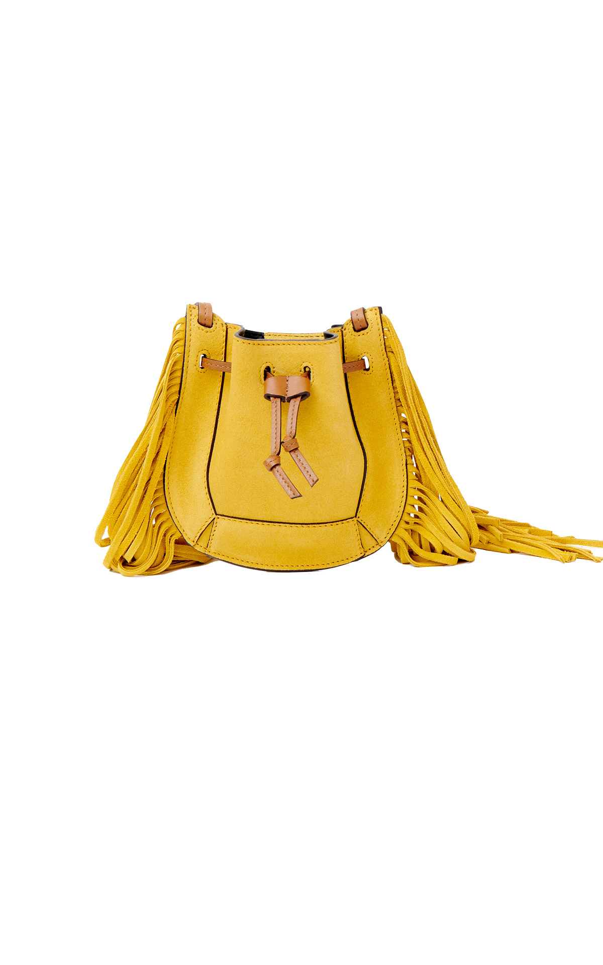 Yellow bucket bag Isabel Marant