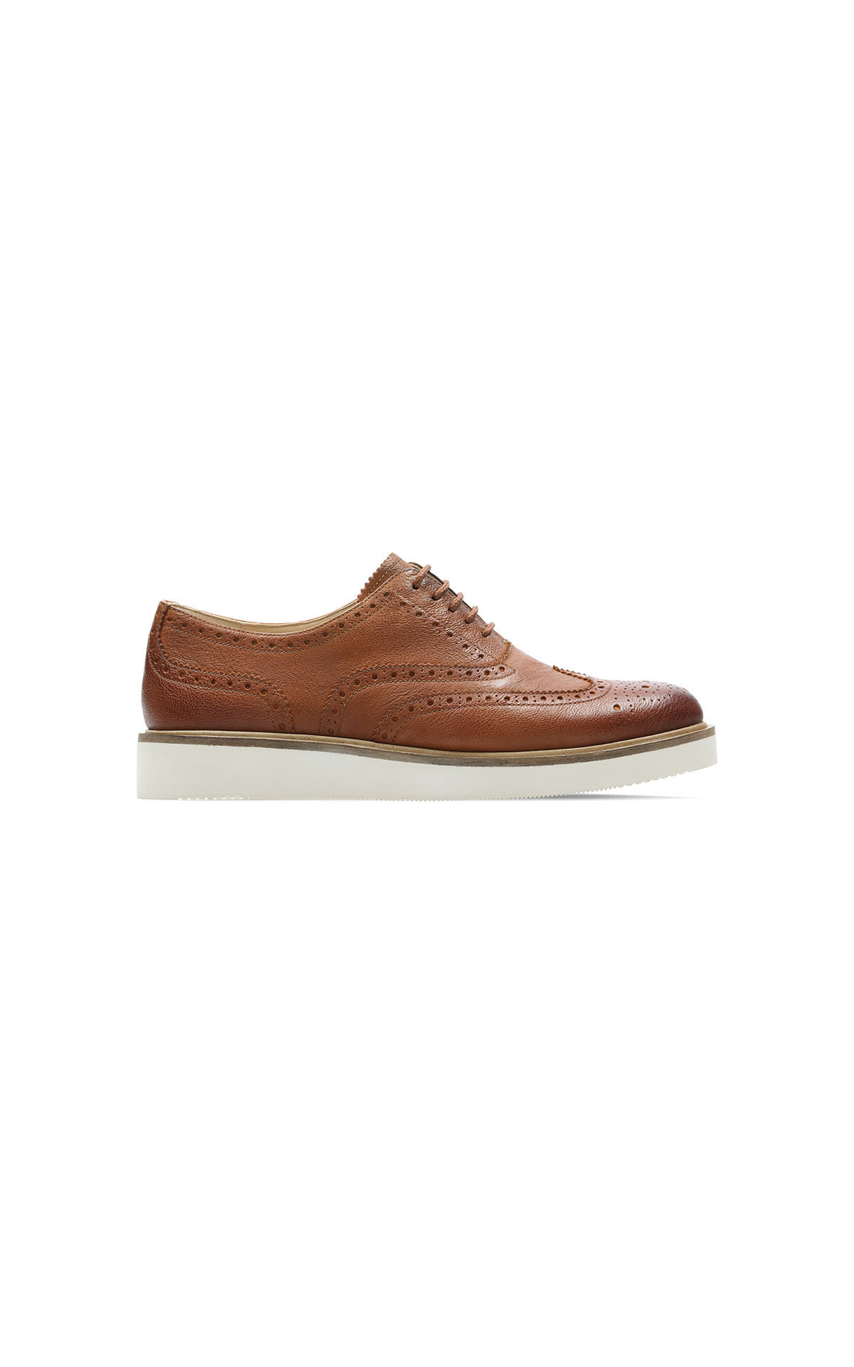 Clarks Glickly brogue tan from Bicester Village