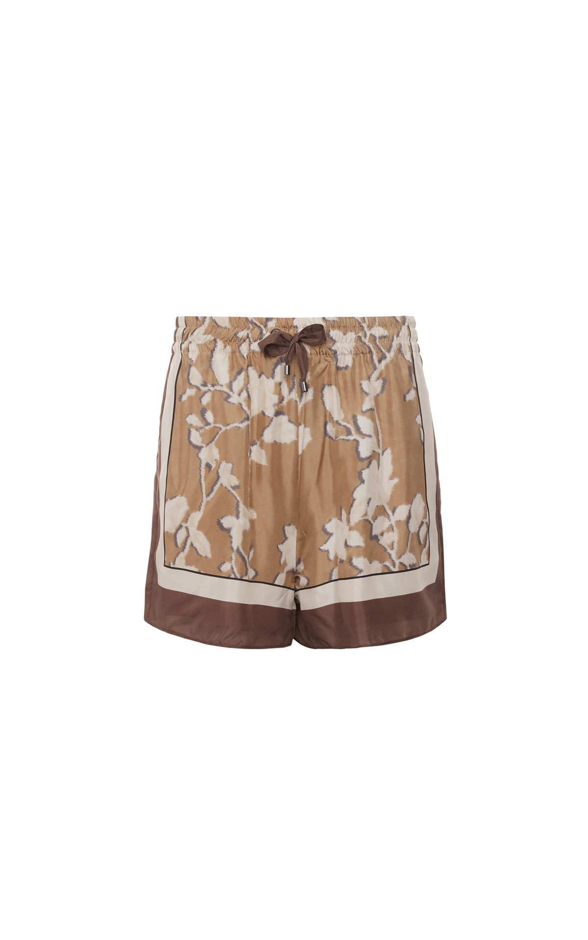 Brunello Cucinelli Flower motif silk shorts from Bicester Village