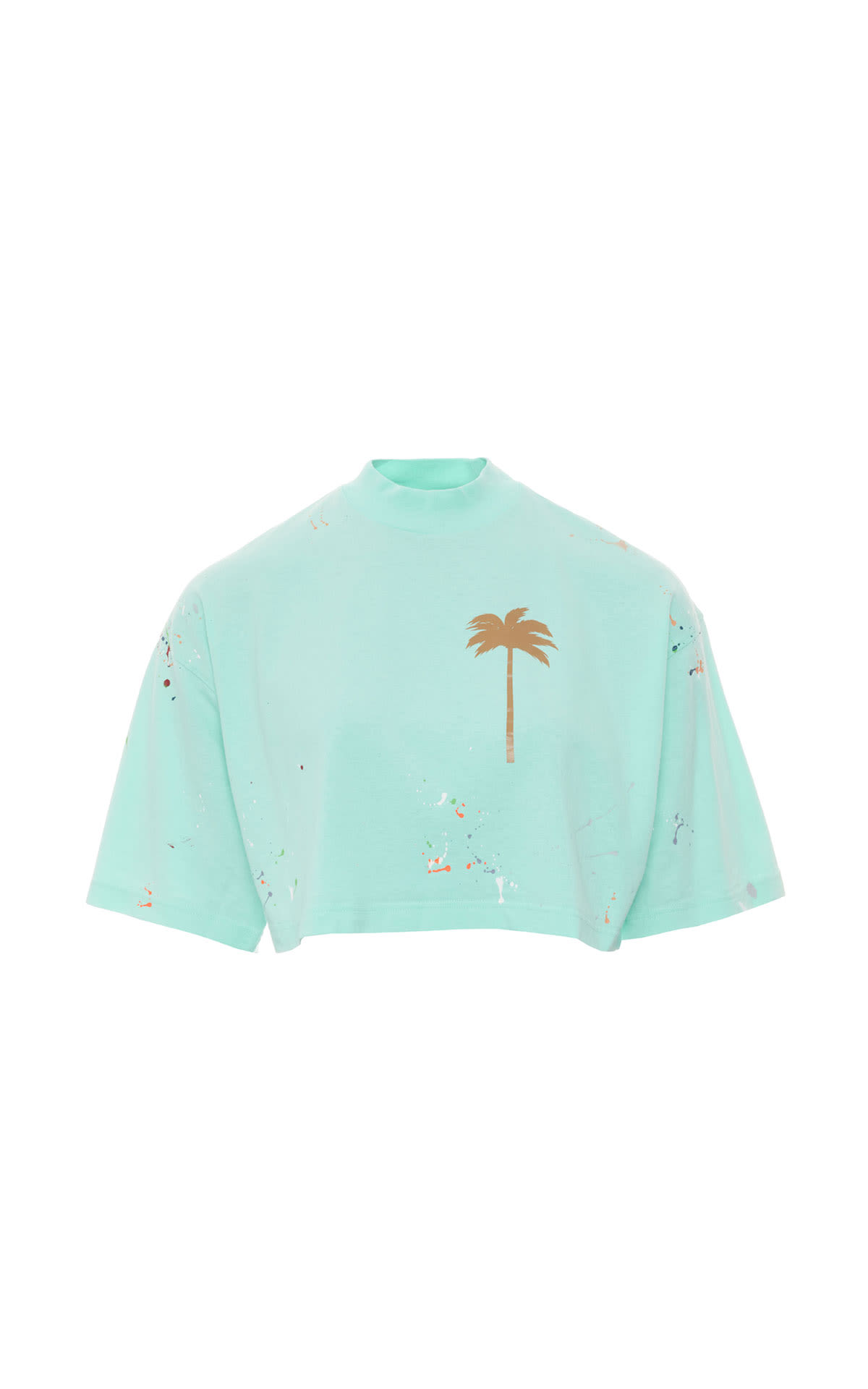Palm Angels PXP painted cropped tee from Bicester Village