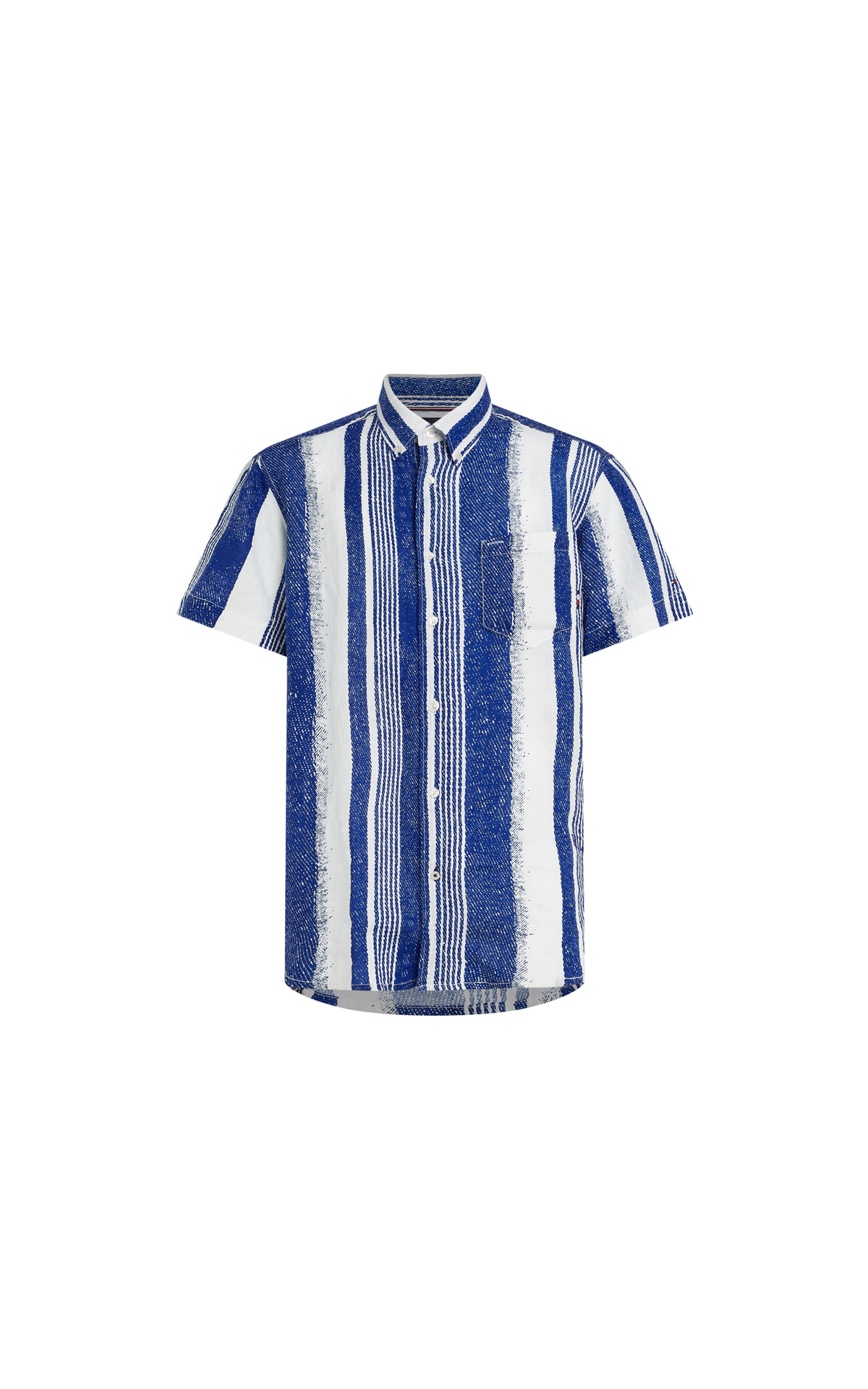 Camisa a rayas azules tommy hilfiger outlet madrid las rozas village