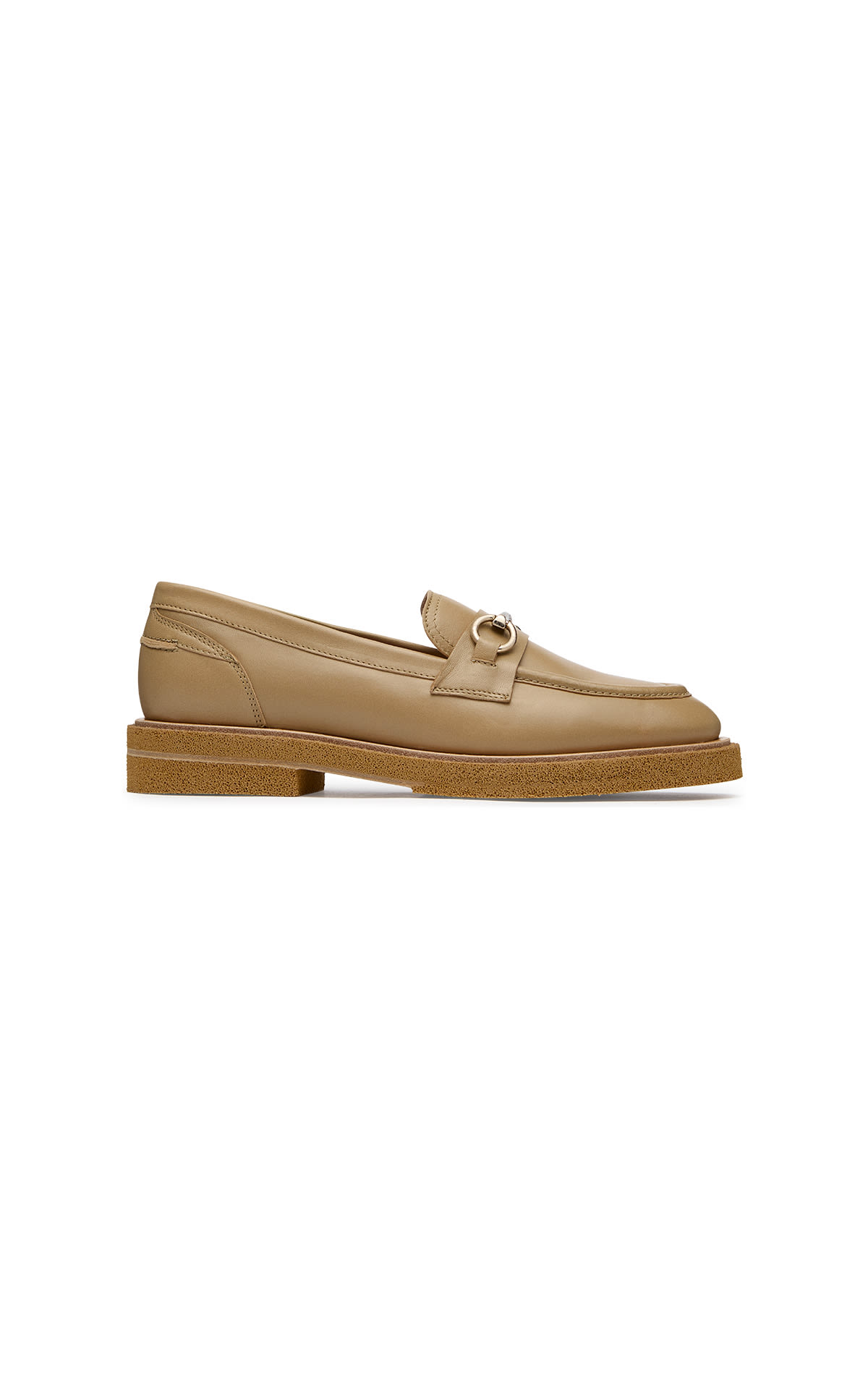 Light brown leather loafers lotusse outlet