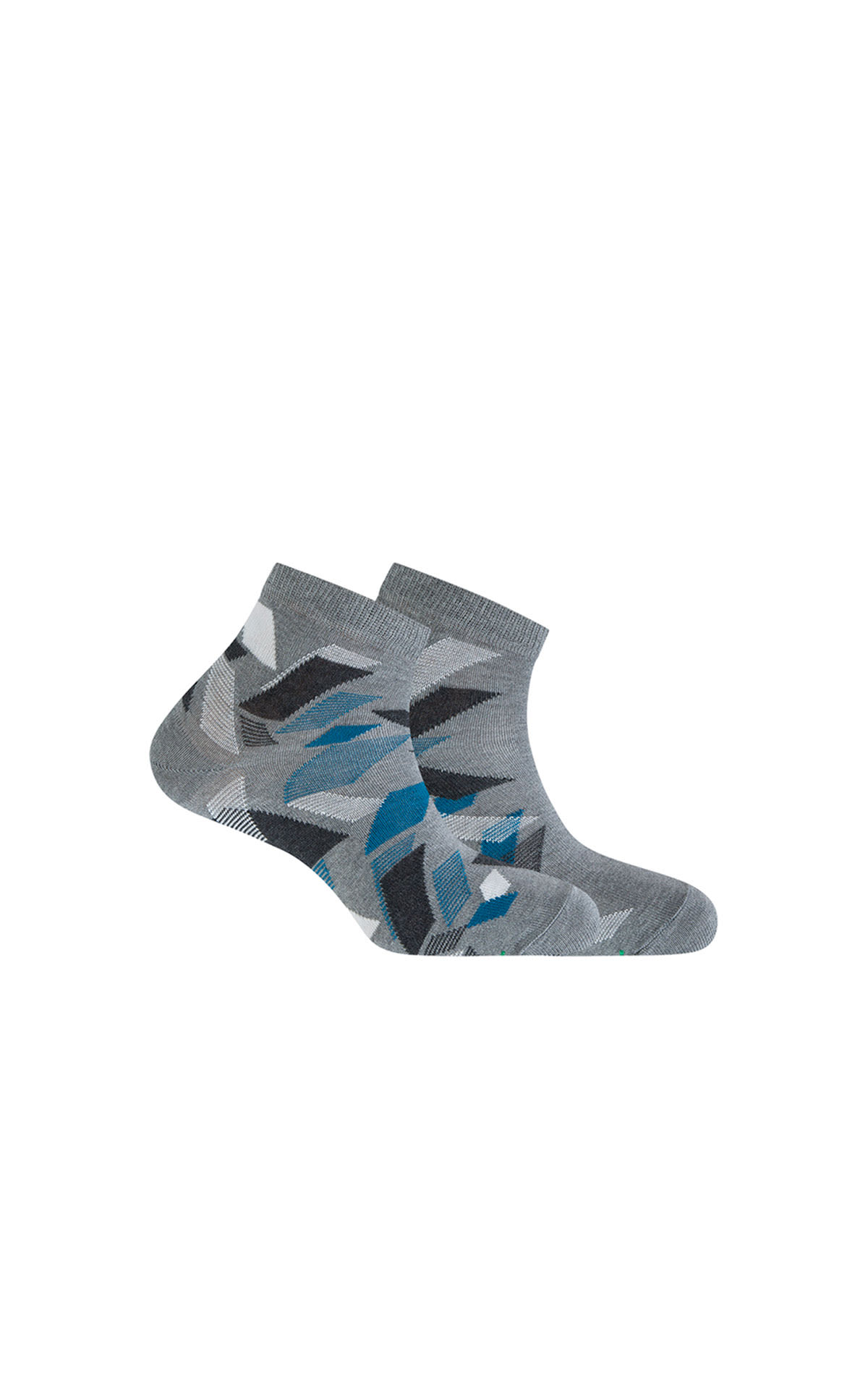 Grey and blue sock Punto Blanco
