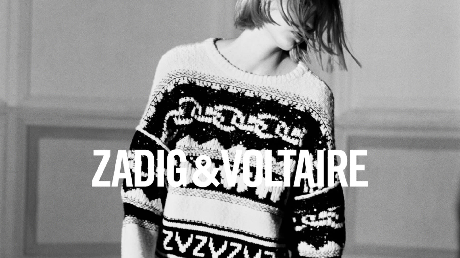 Dos modelos con ropa Zadig&Voltaire