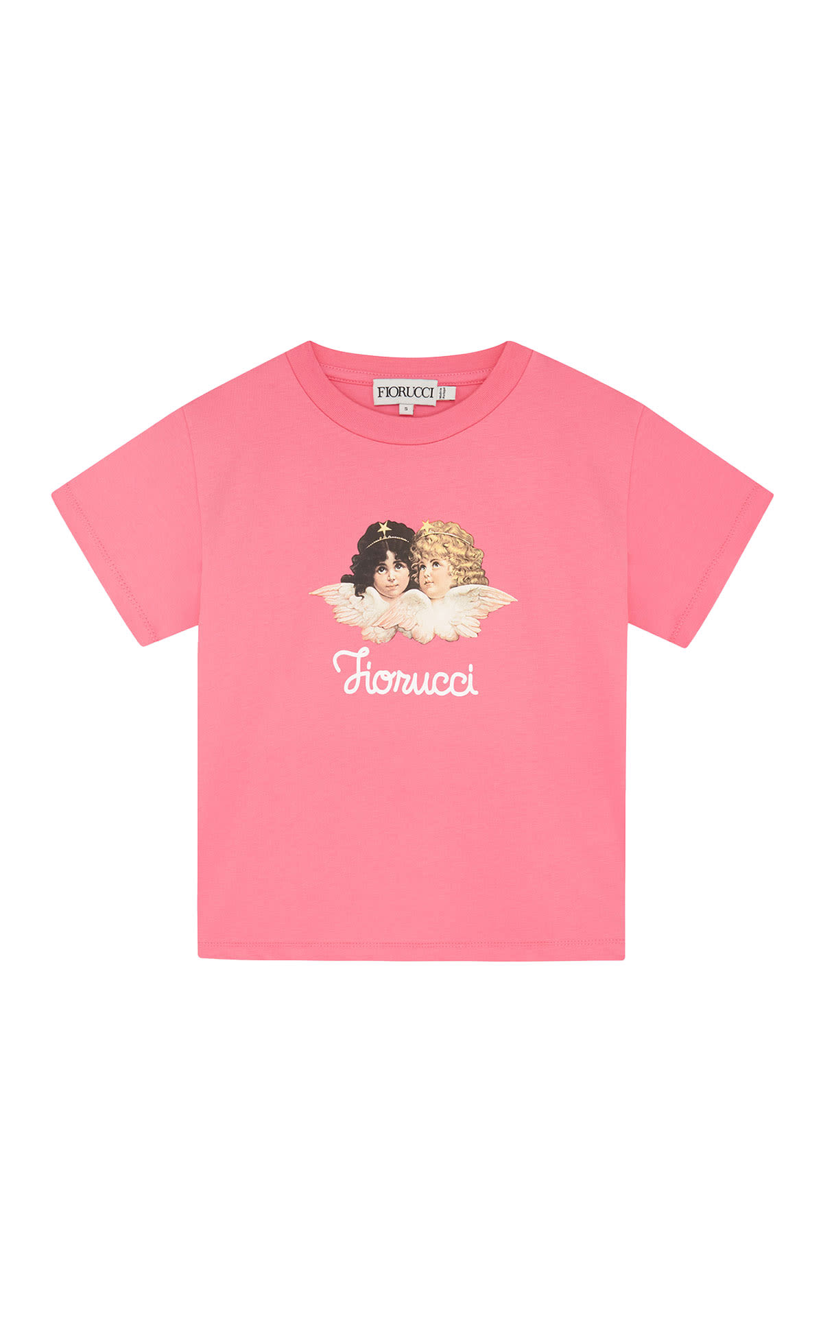 Fiorucci Squiggle angels tee pink from Bicester Village