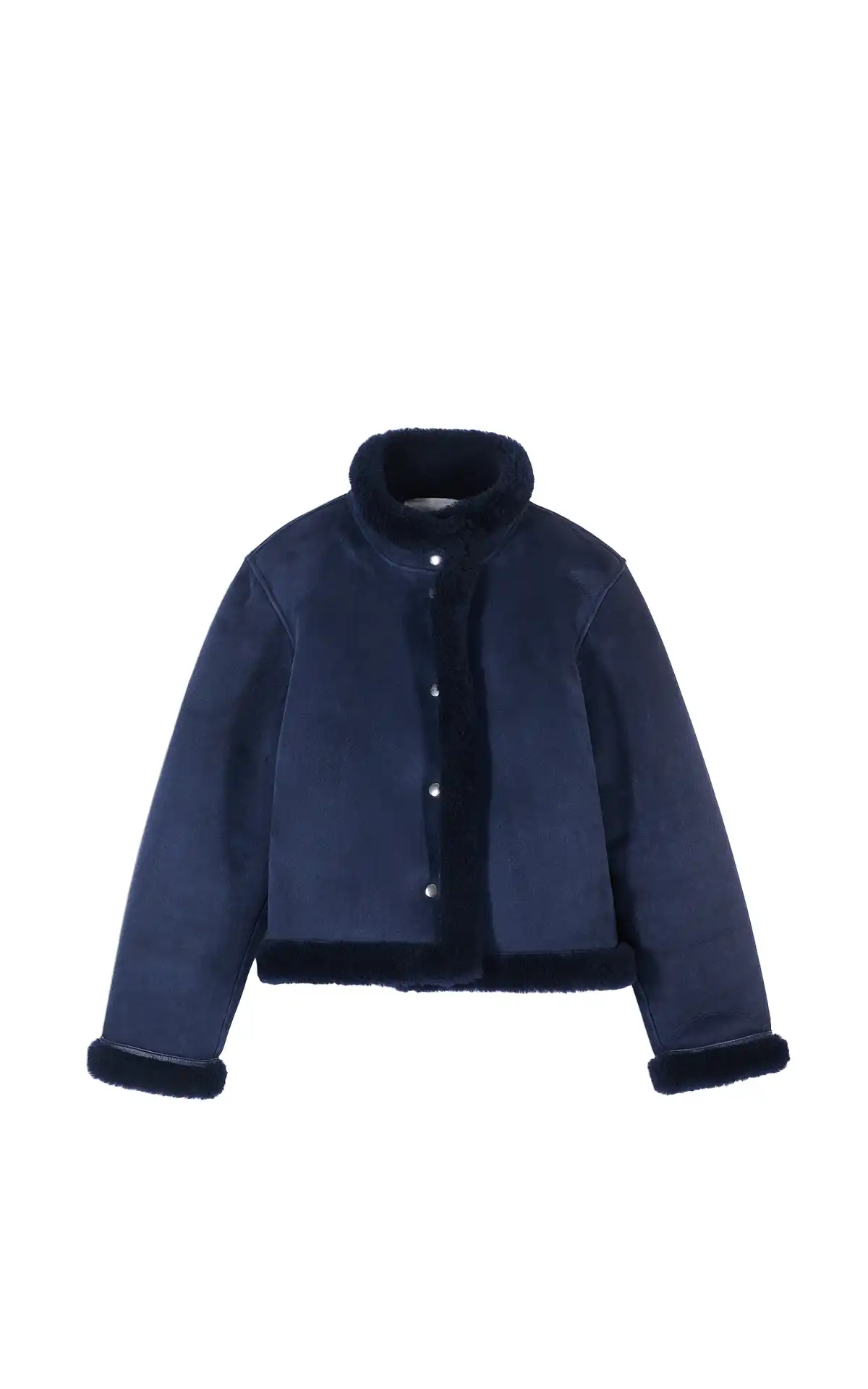 ba&sh Manteau Magi marine La Vallée Village