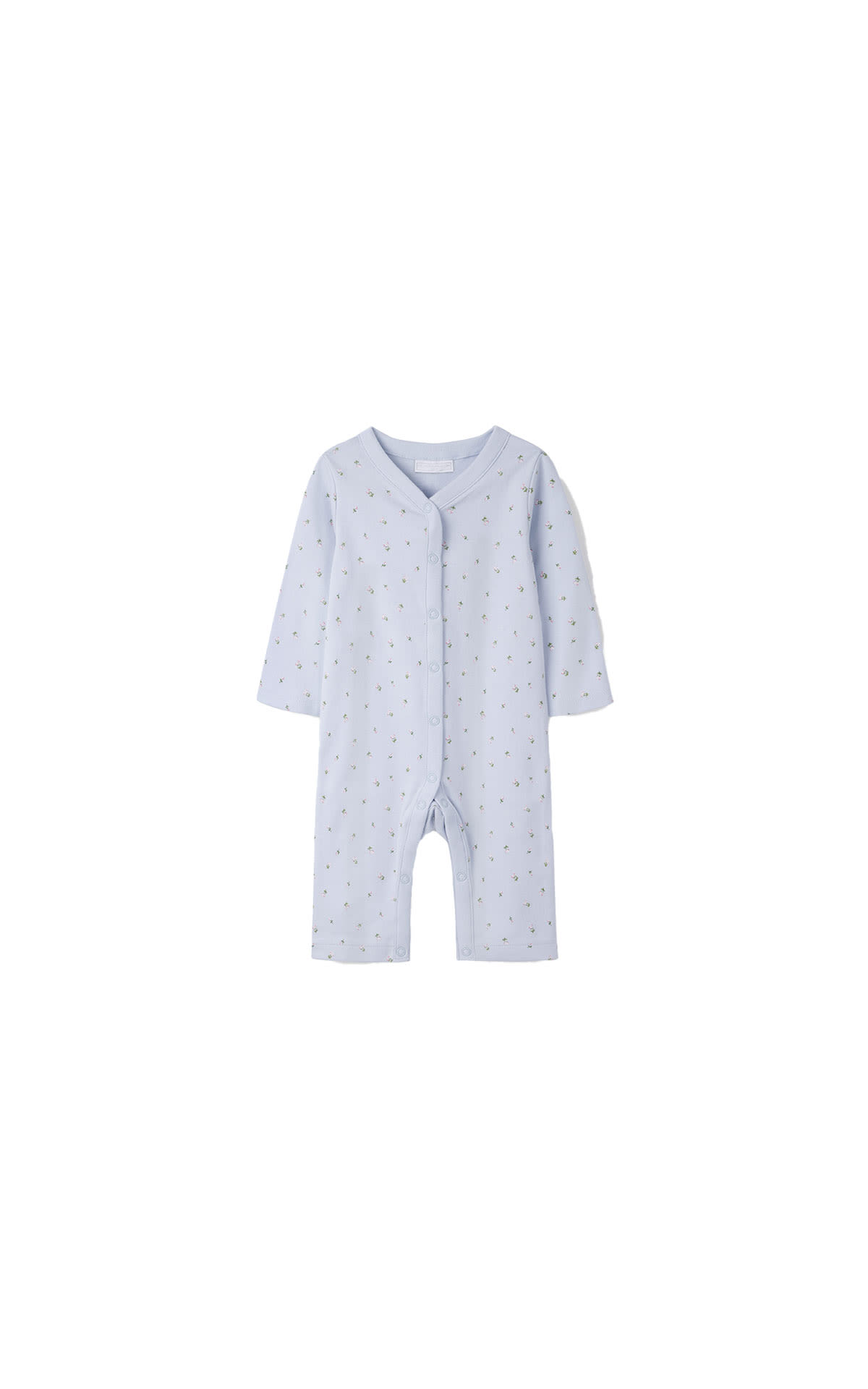 The White Company Blue rosebud sleepsuit  from Bicester Village