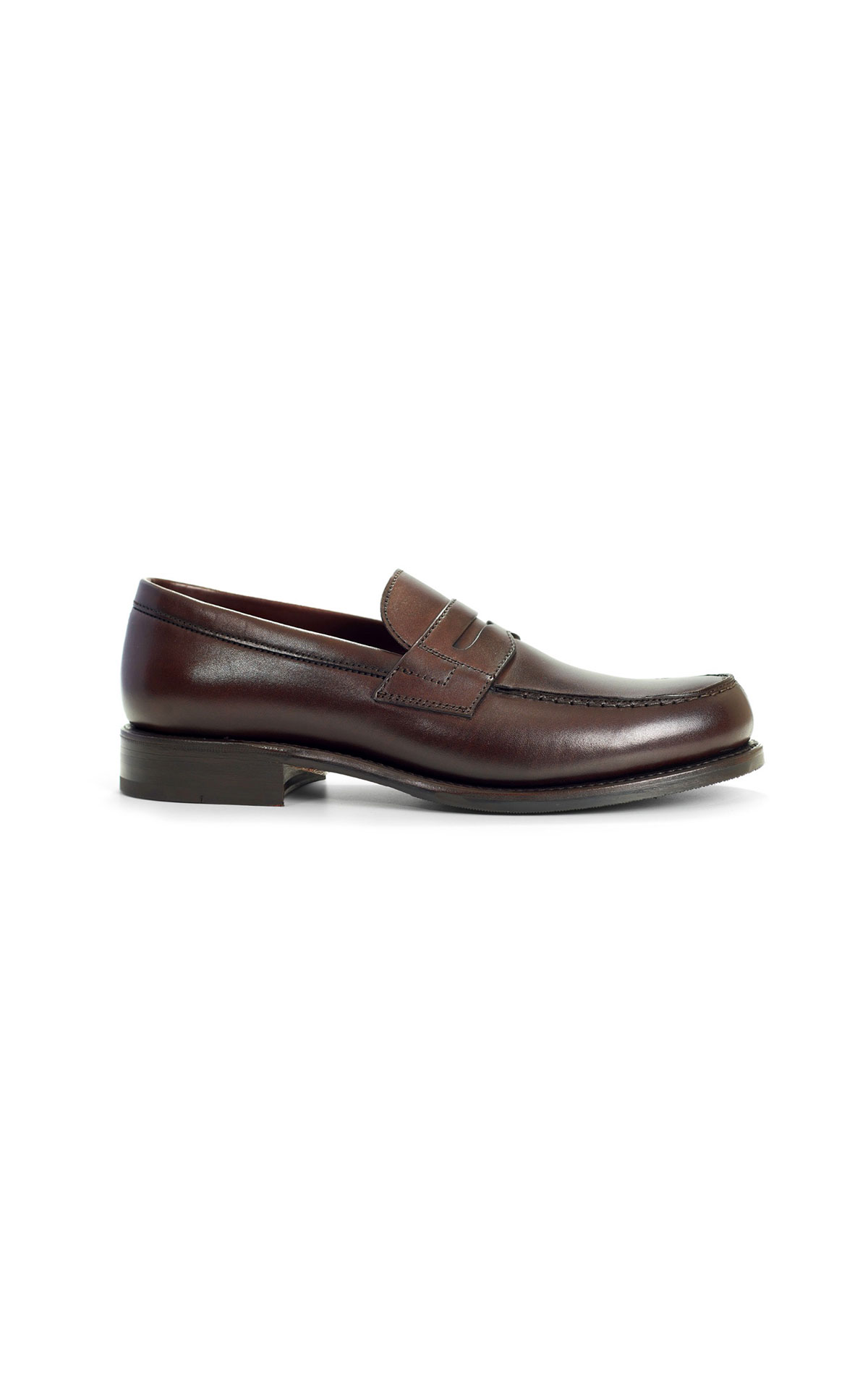 Brown leather moccasin lottusse outlet la roca village barcelona