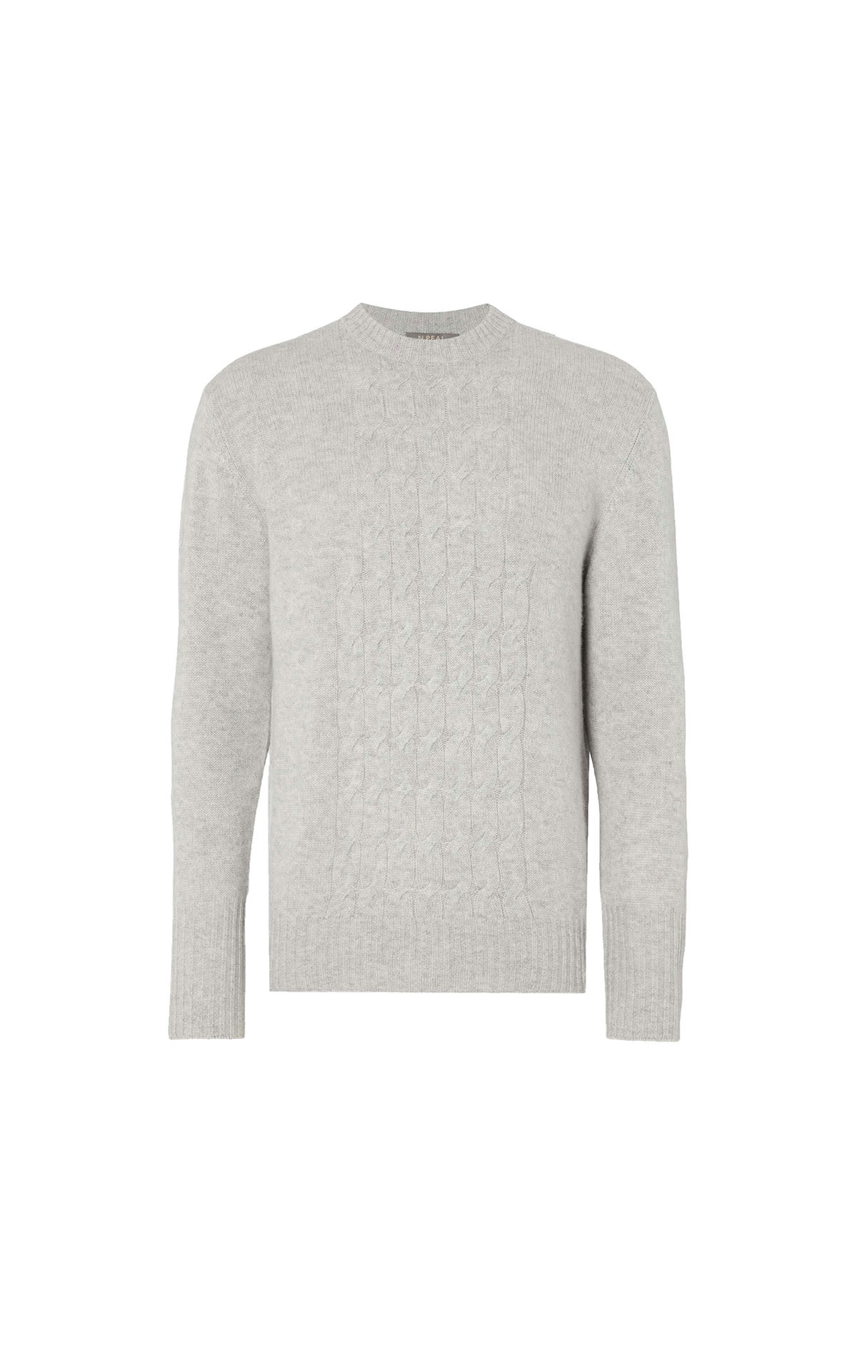 N.Peal Men’s placement cable sweater  from Bicester Village