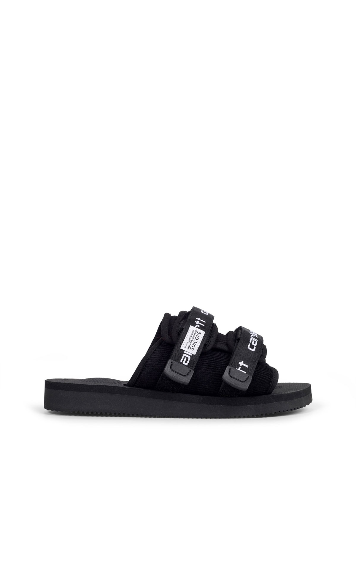 Black sandal with straps Carhartt outlet barcelona la roca village
