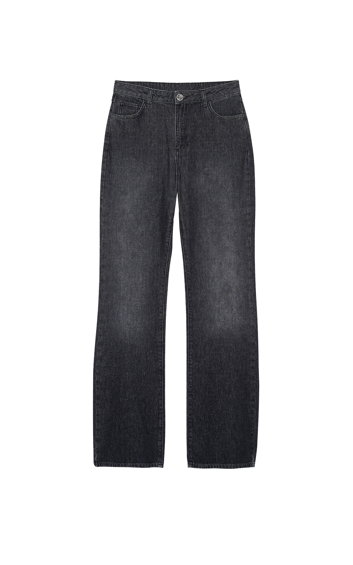 Black high-waisted pants ba&sh outlet madrid las rozas village