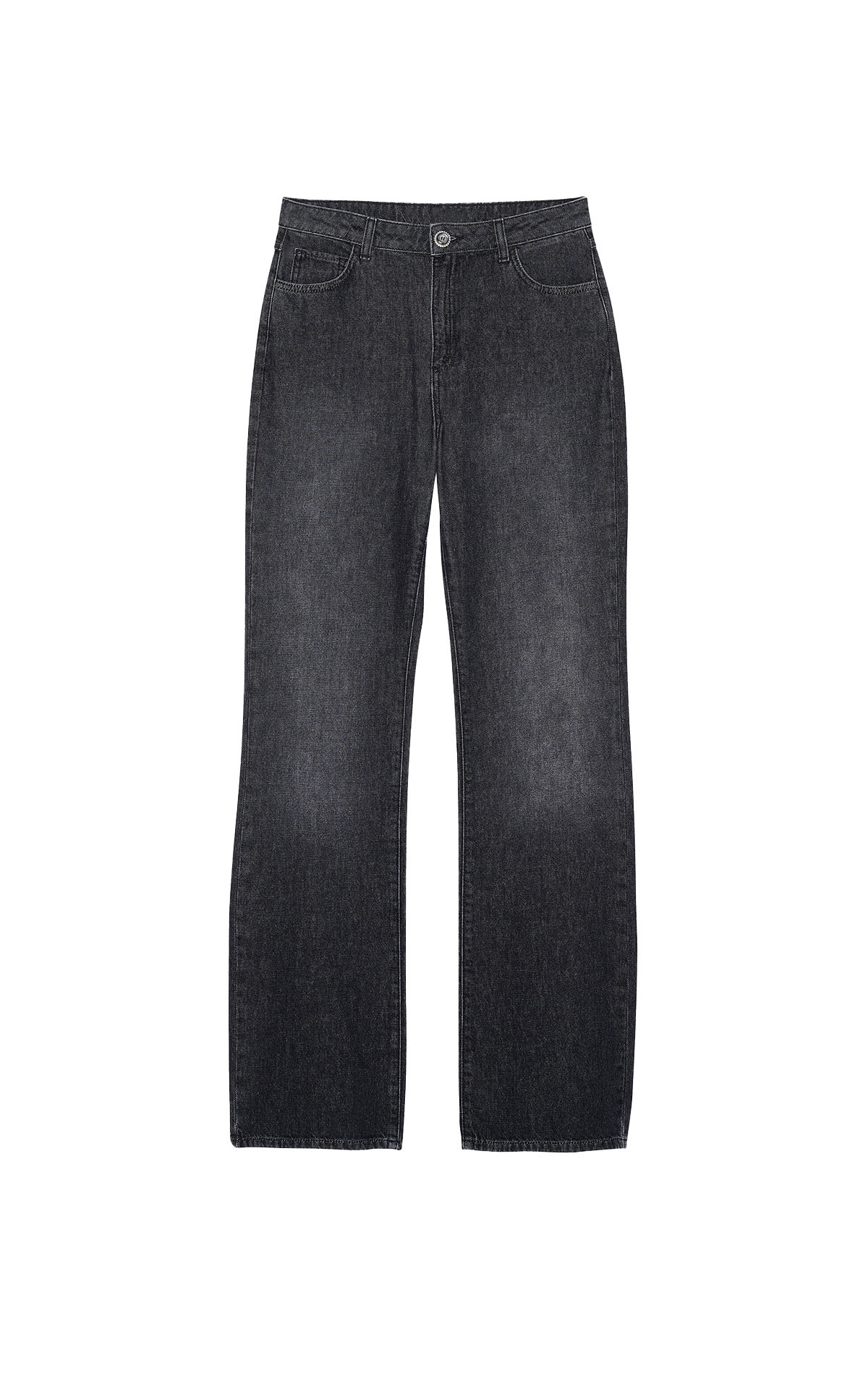 Black high-waisted pants ba&sh outlet madrid las rozas village