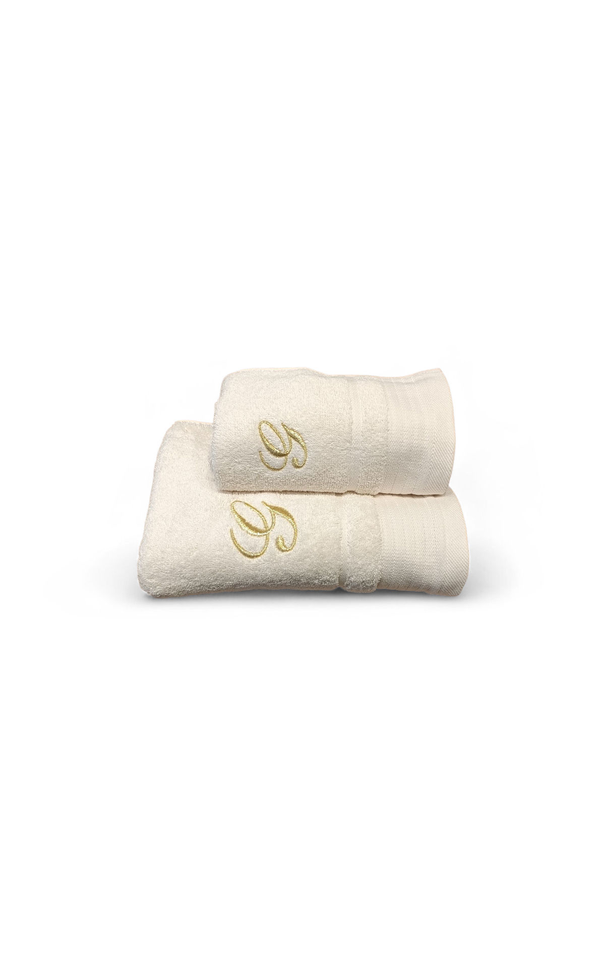 Caleffi white face towel set