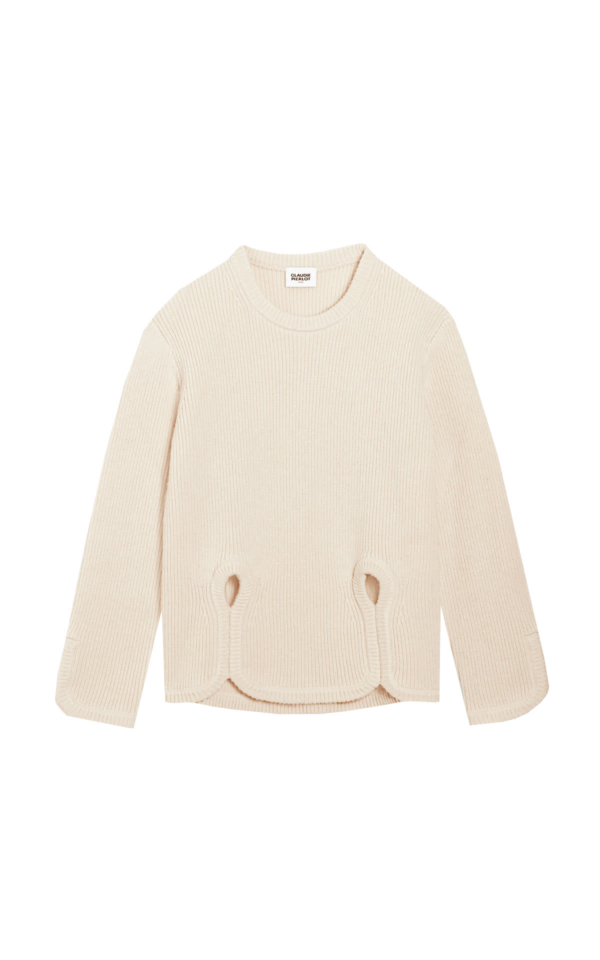 jersey beige punto claudie pierlot