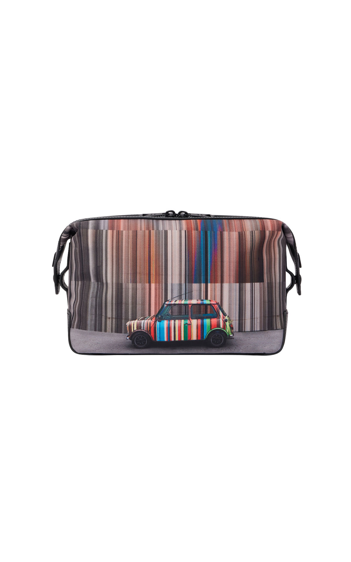 Paul Smith Mini car stripe washbag from Bicester Village
