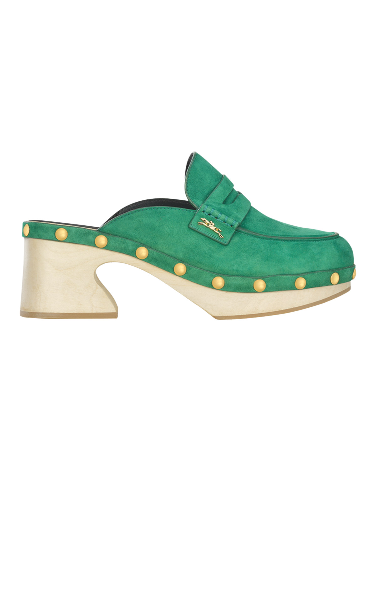 green clog longchamp