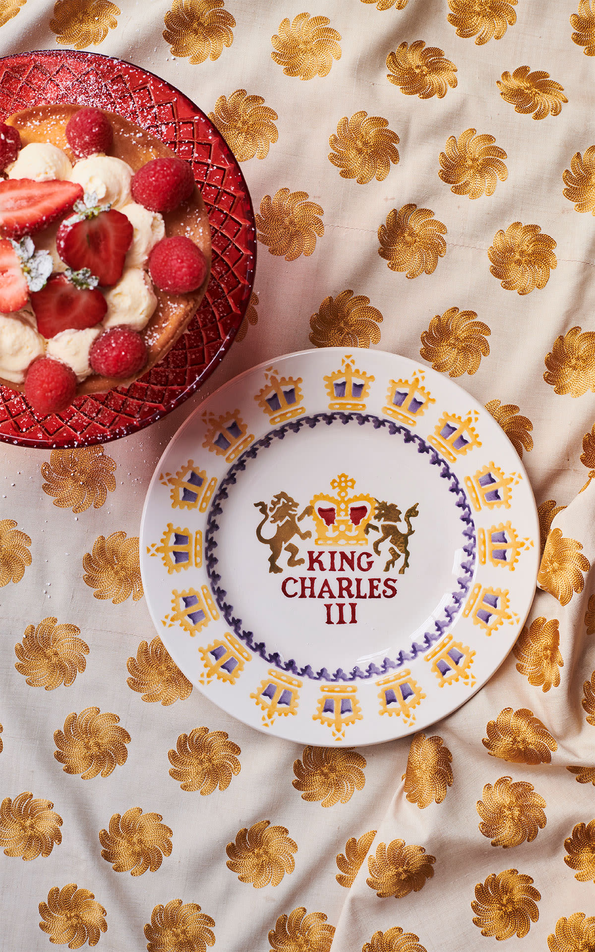 Emma Bridgewater King Charles III plate from Bicester Village