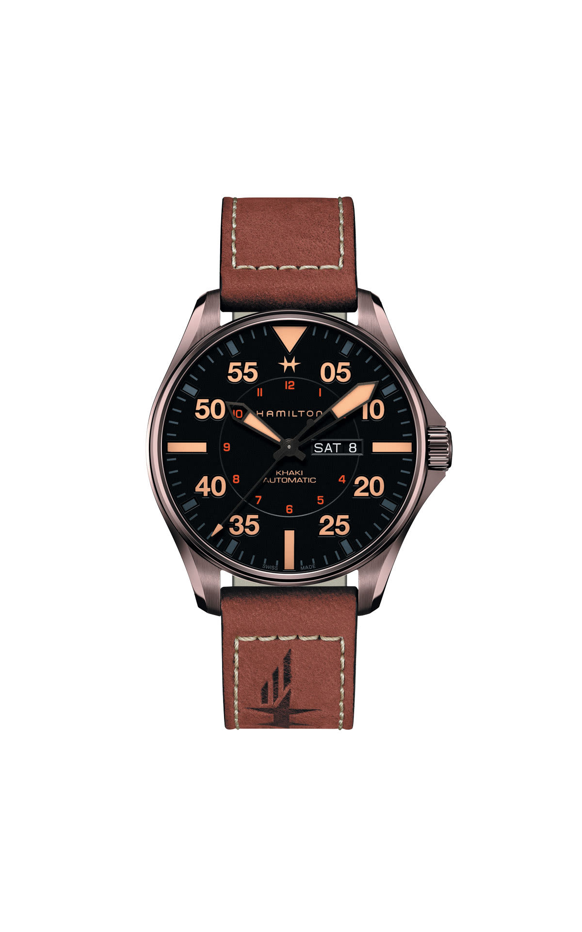 Hour Passion H64705531 Khaki Aviation Auto 46mm from Bicester Village