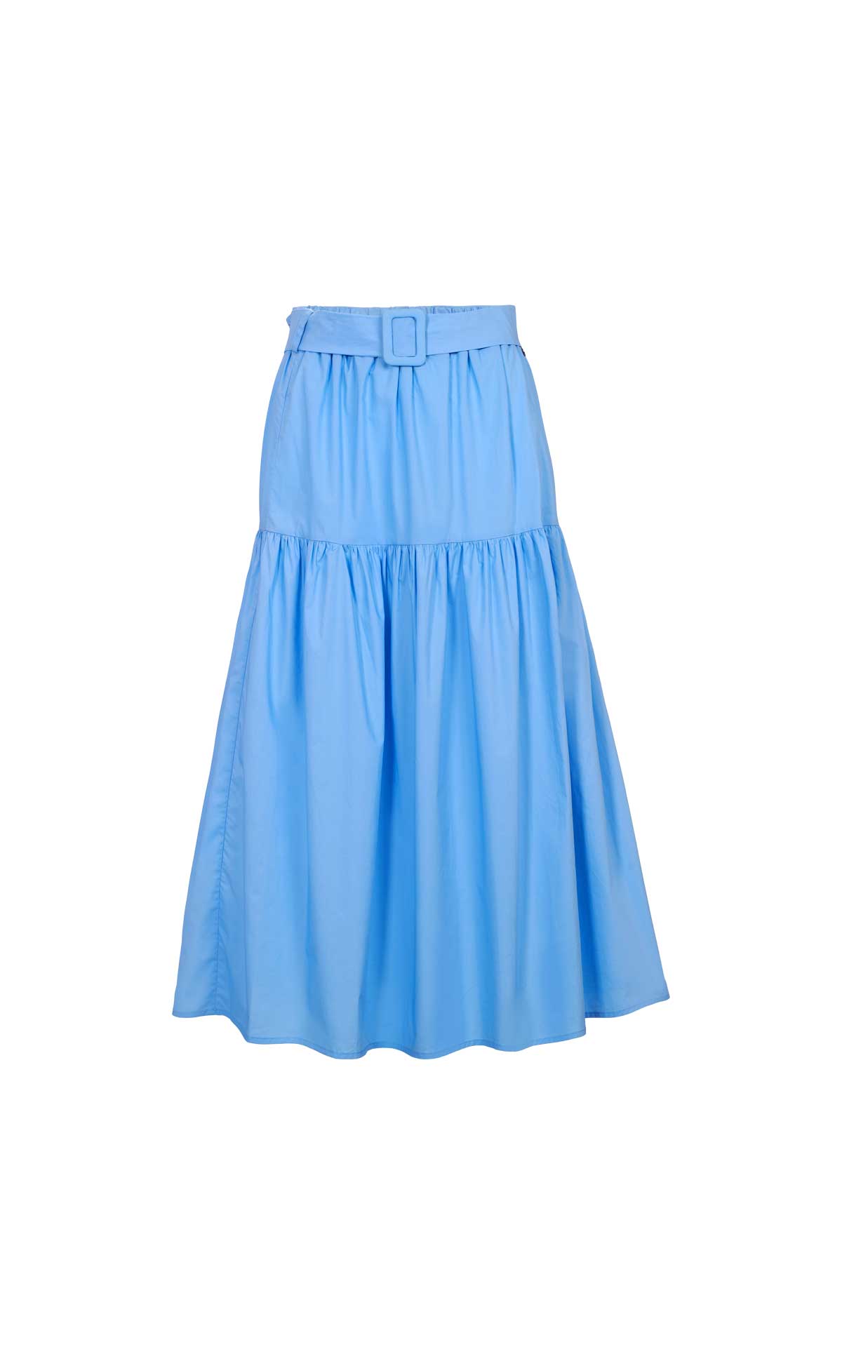 Blue skirt with belt liu jo outlet barcelona la roca village