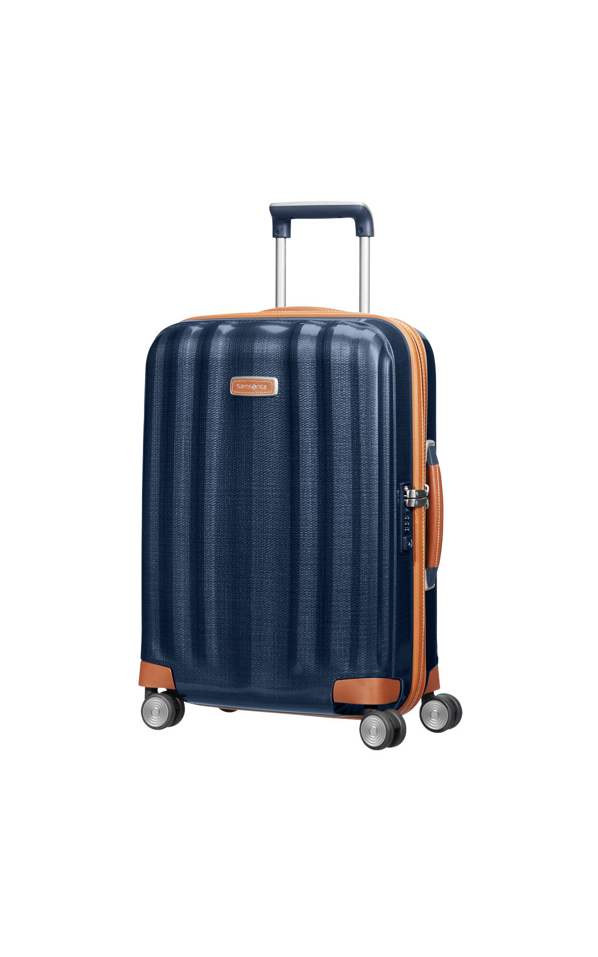 Samsonite Lite cube DLX in midnight blue from Bicester Village