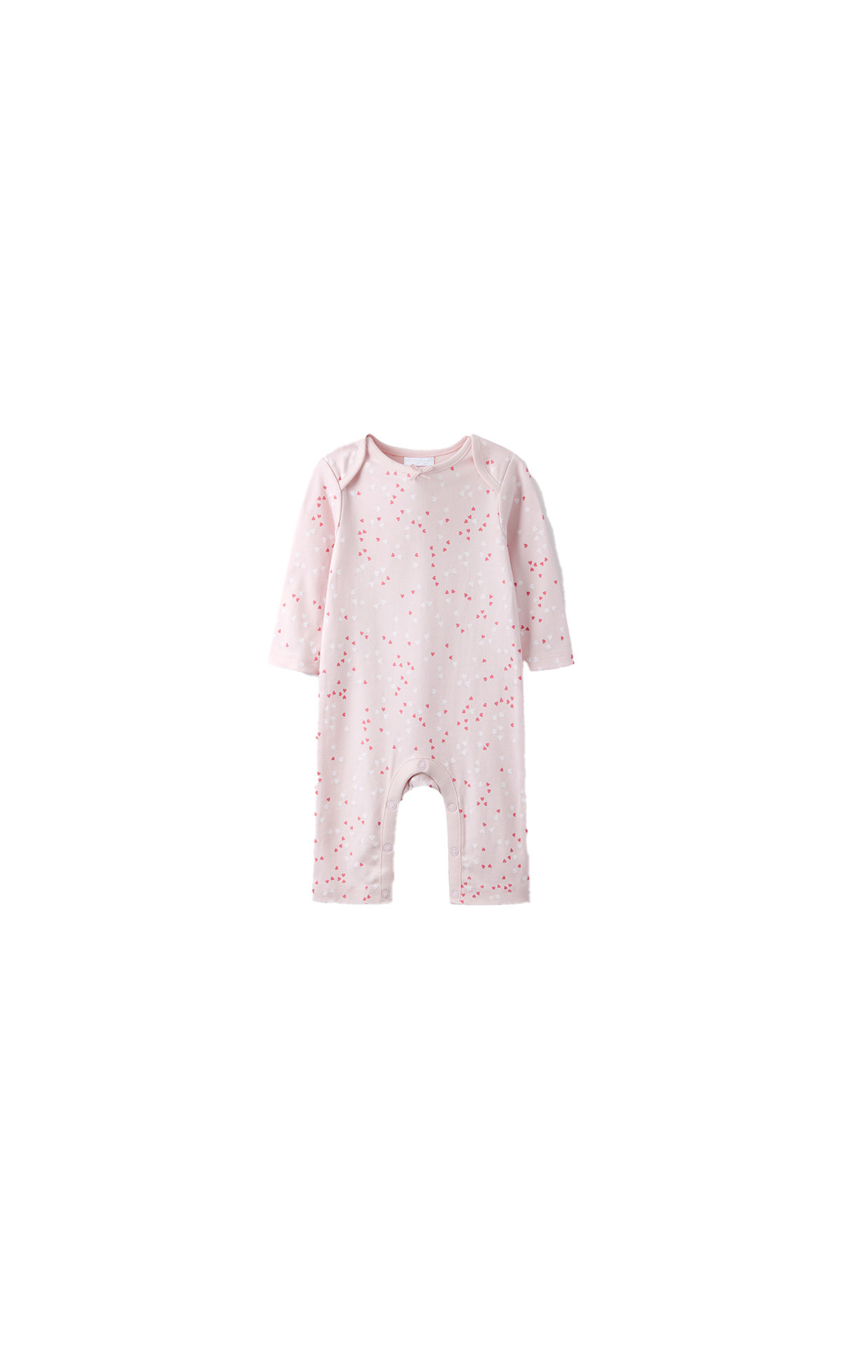 The White Company Heart print sleepsuit from Bicester Village