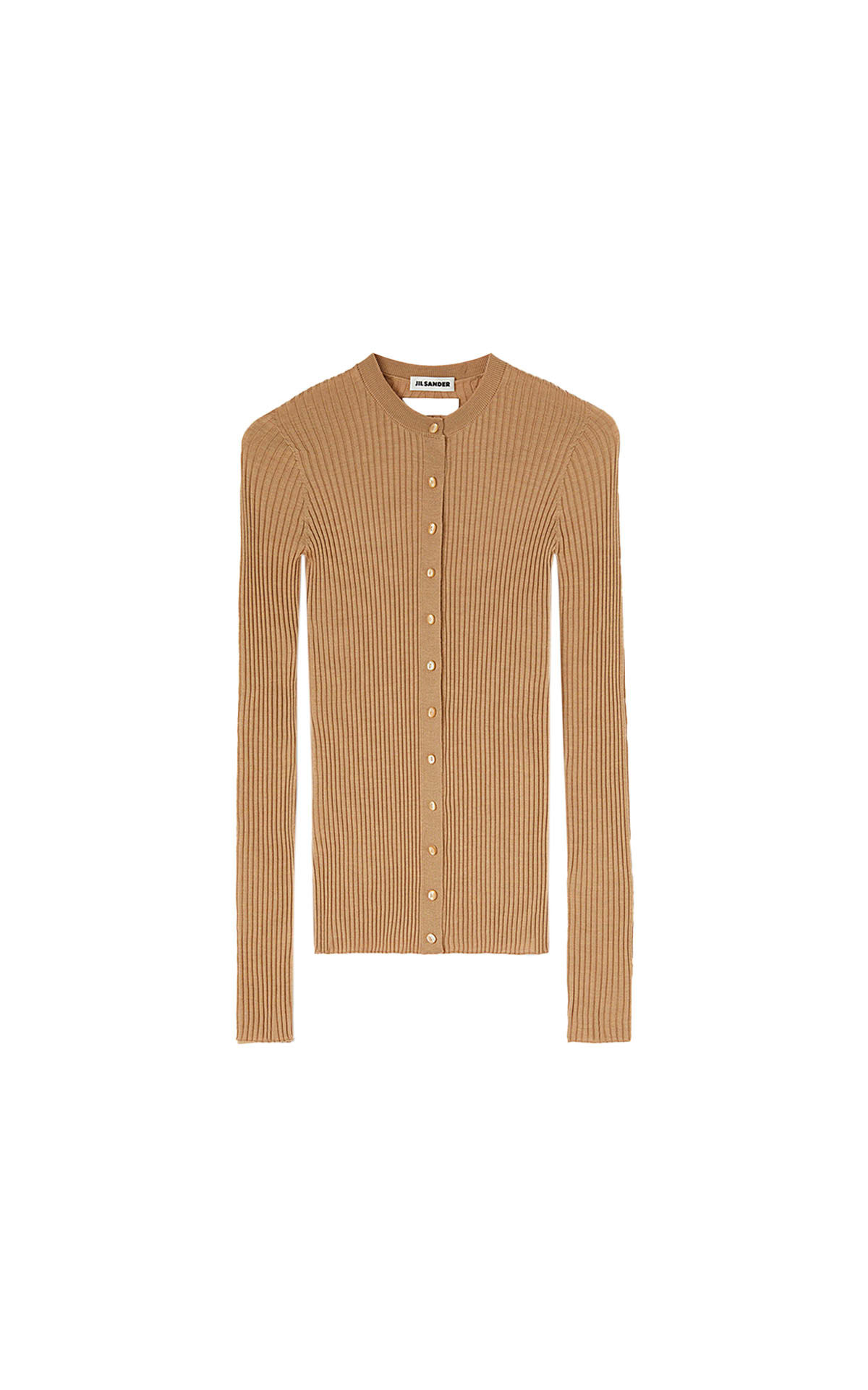 Jil Sander beige women's cardigan