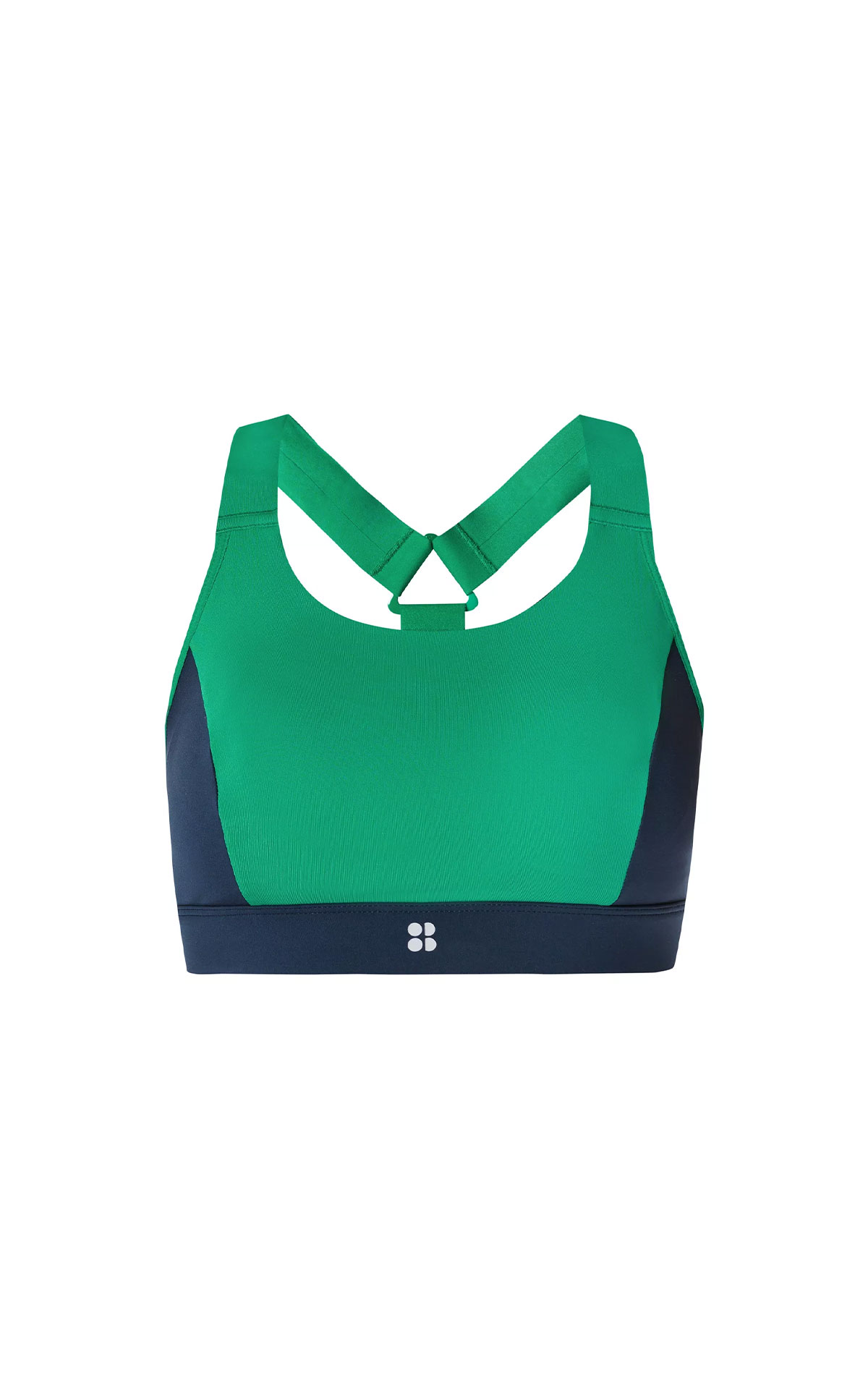 Sweaty Betty Power medium support sports brad vivid green from Bicester Village