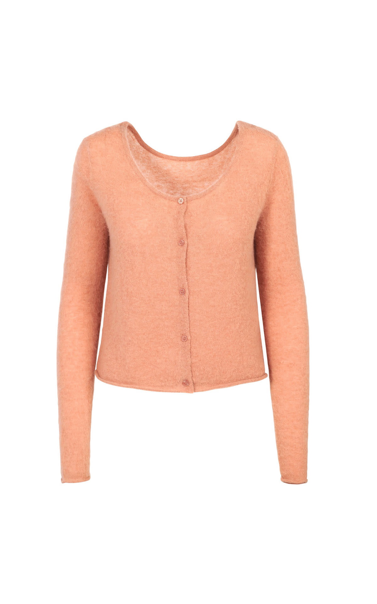 Orange cardigan American Vintage outlet barcelona la roca village