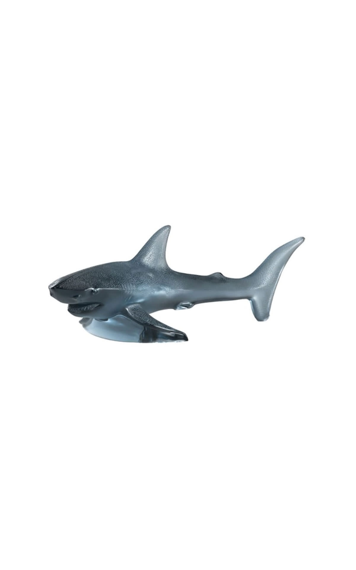 Lalique  Large Shark sculpture blue  from Bicester Village