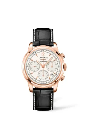 Hour Passion The Longines saint imier collection 18ct pink gold automatic gents watch from Bicester Village