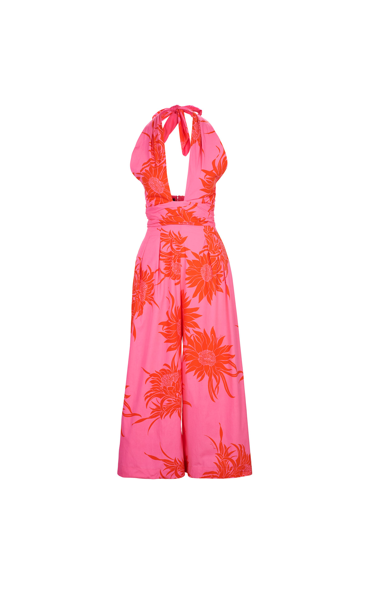 Pink printed jumpsuit  pinko outlet barcelona la roca village