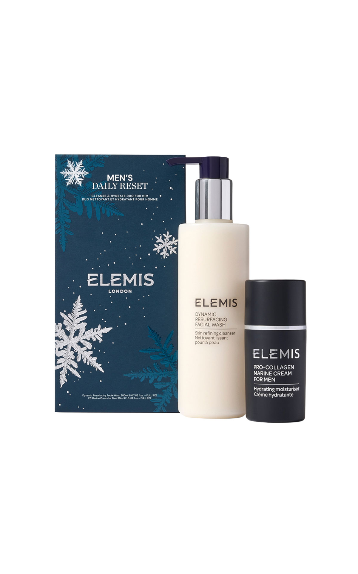 Elemis Mens daily reset- cleanse & hydrate duo for him from Bicester Village