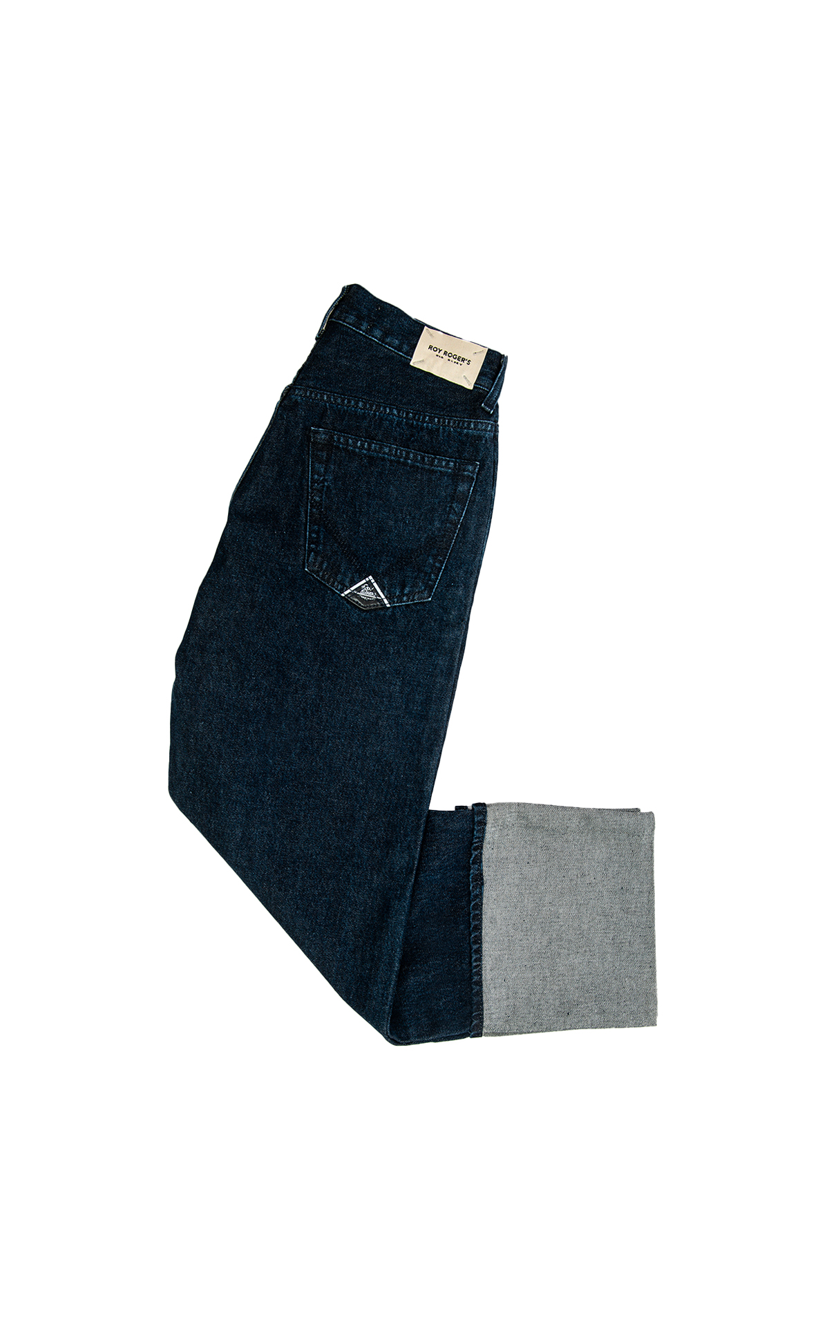   Roy Rogers denim trousers with turn-ups
