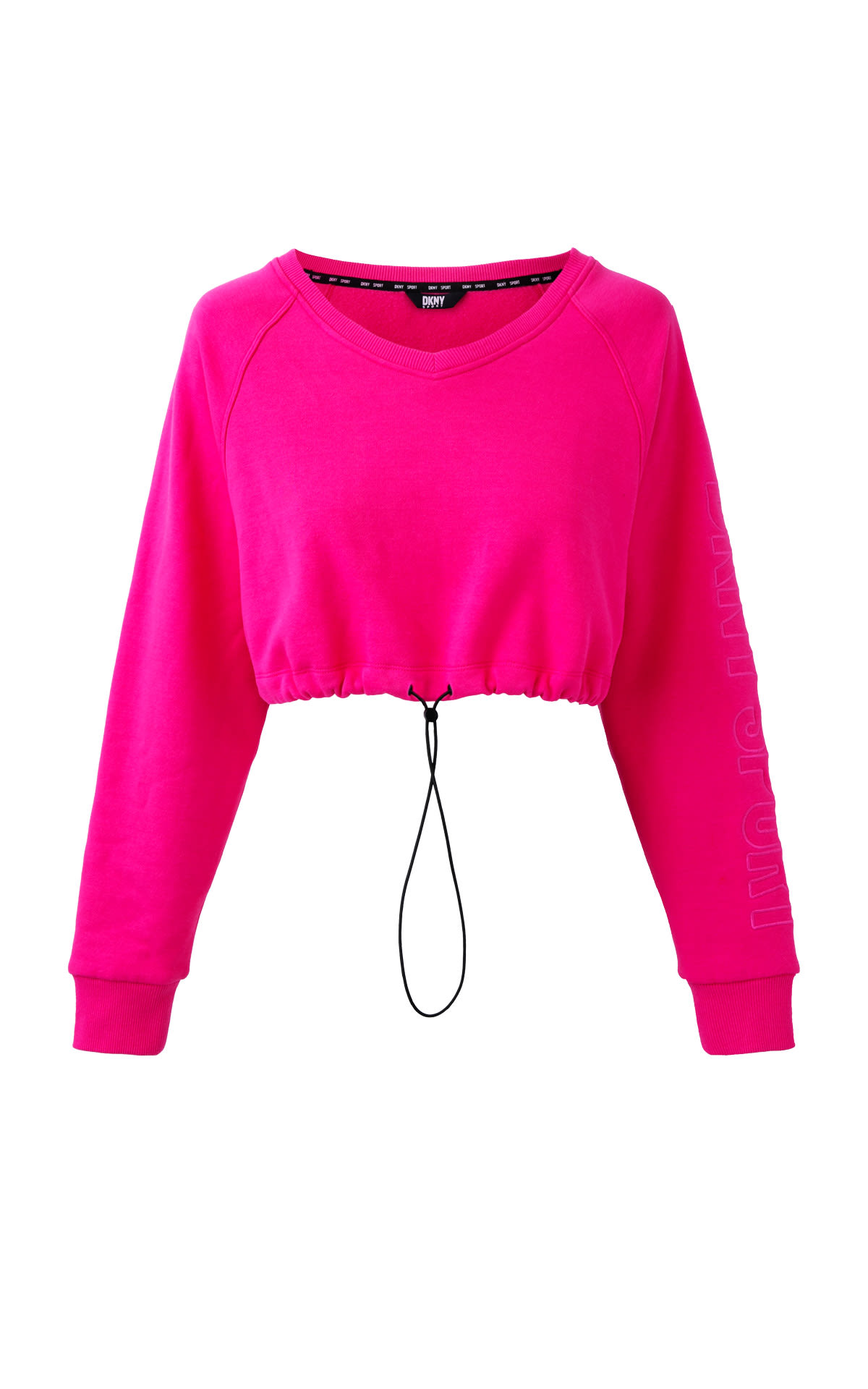 Pink cropped sweatshirt SKNY