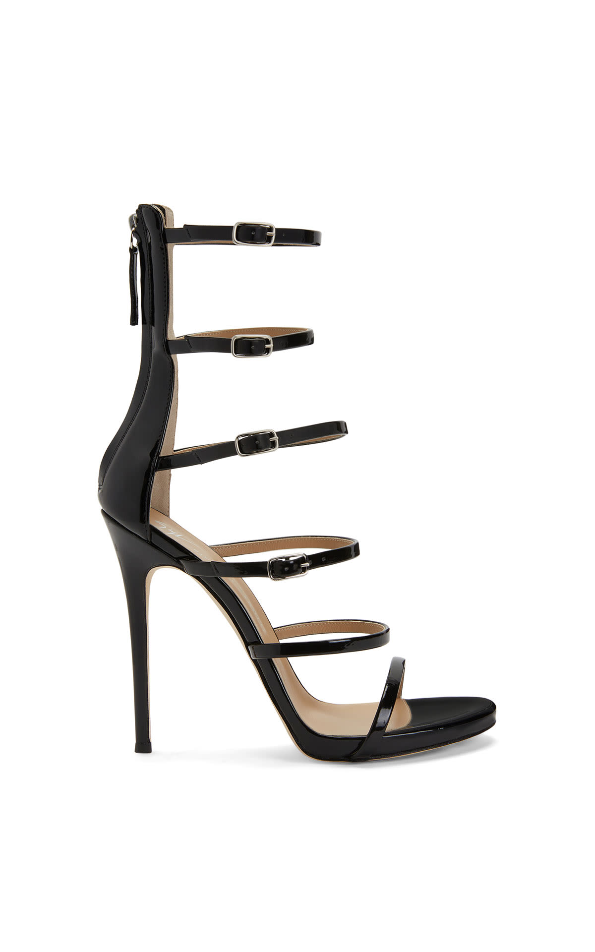 Black sandal with stiletto heel Giuseppe Zanotti