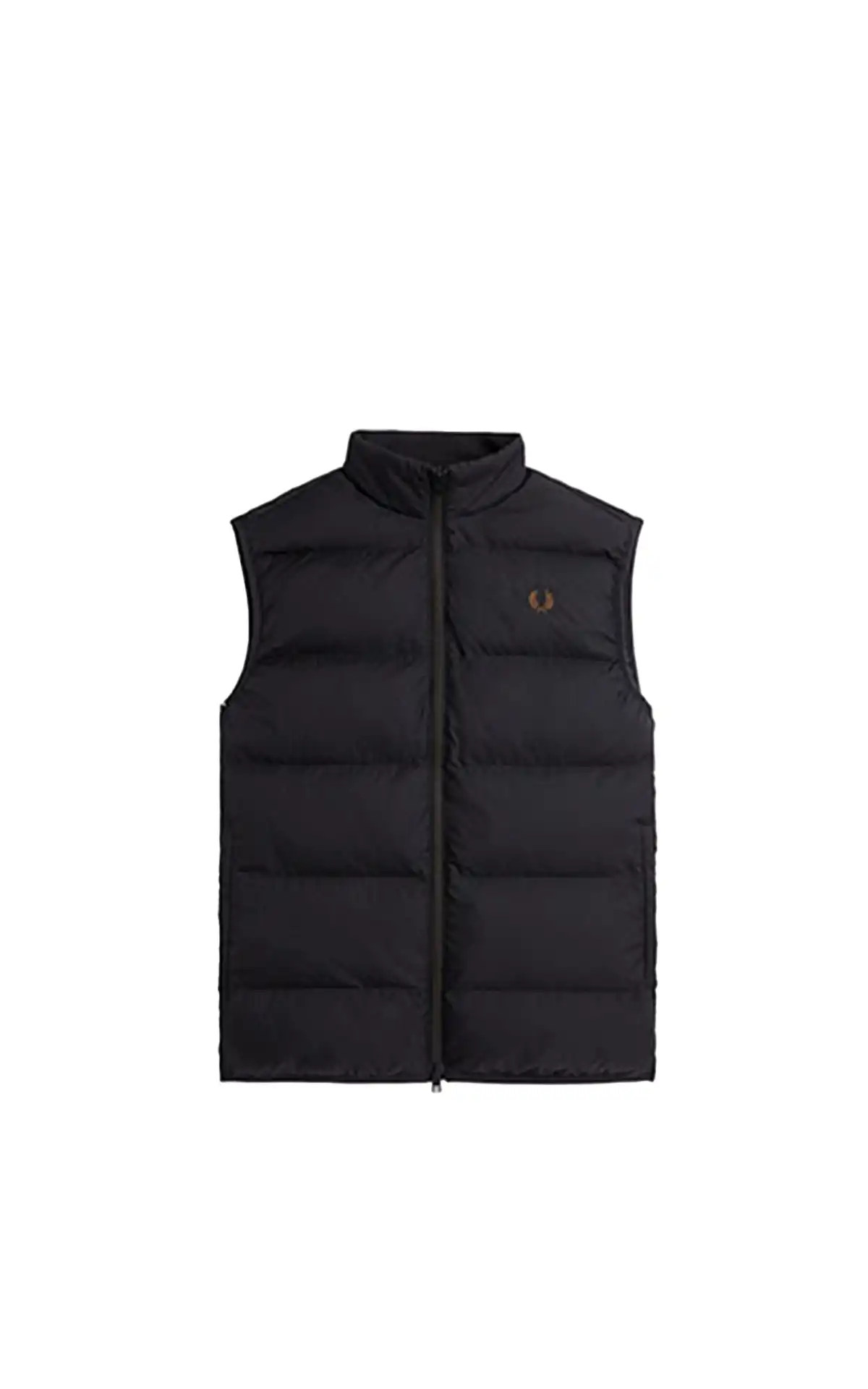 Fred Perry black Sleeveless puffer vest La Vallée Village