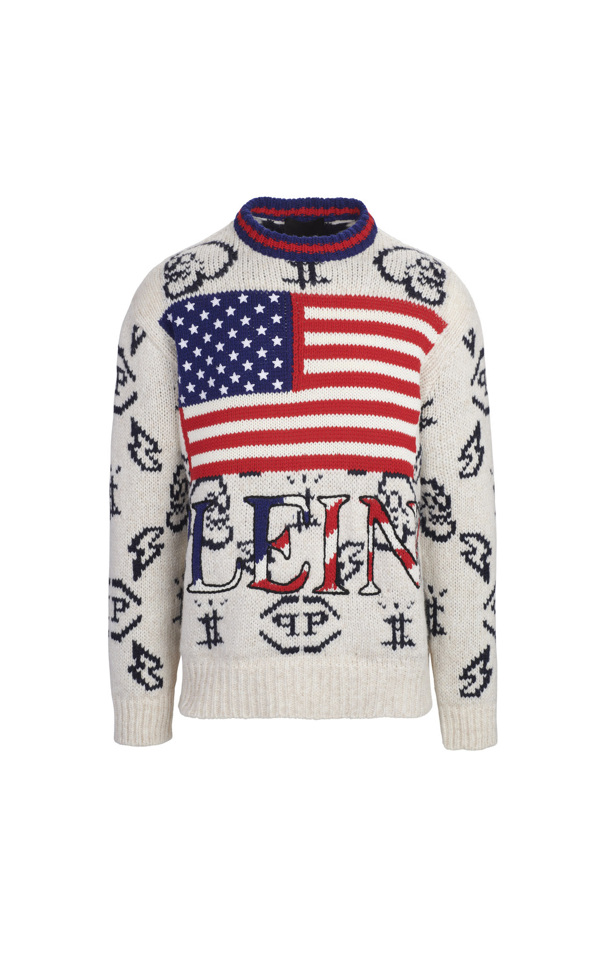 Suéter con bandera de los Estados Unidos Philipp Plein