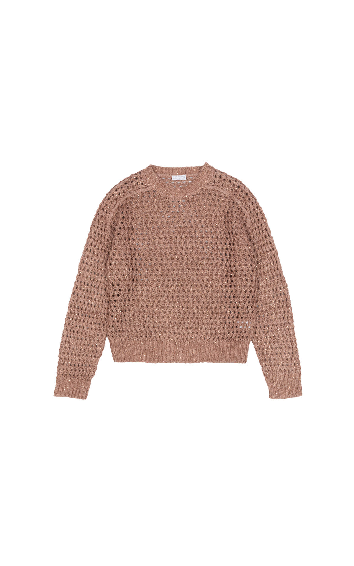 Brunello Cucinelli Crew neck  sequin embellished knitwear from Bicester Village