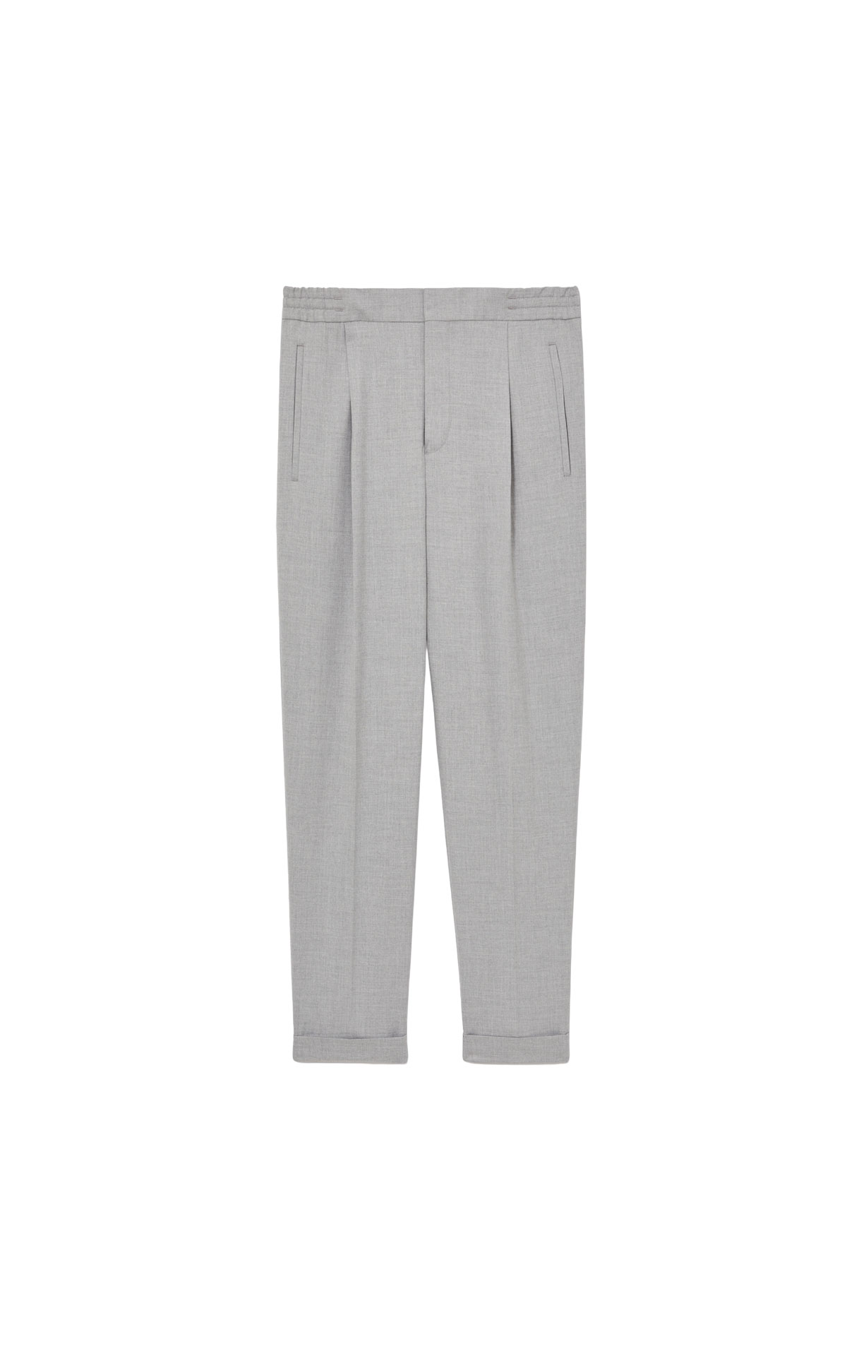 Reiss  Oe Brighton Drawstring Taper Trouser Grey from Bicester Village