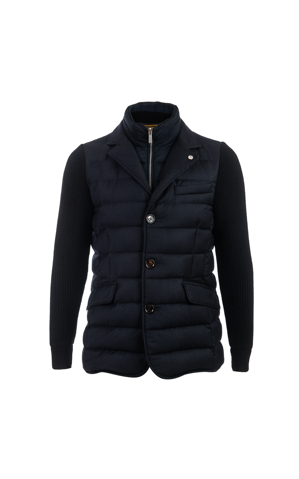 MooRER Padded wool and down cardigan