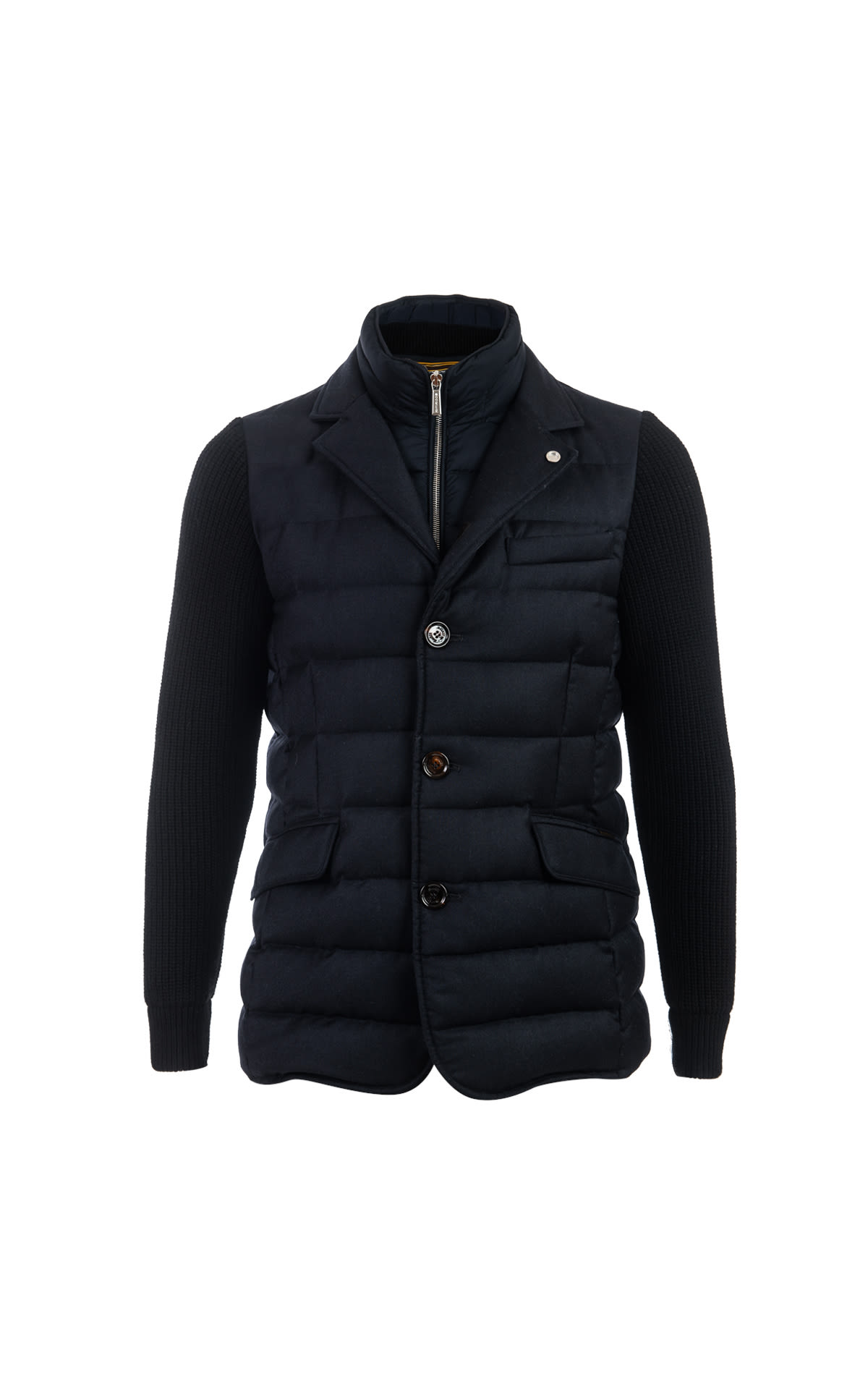 MooRER Padded wool and down cardigan