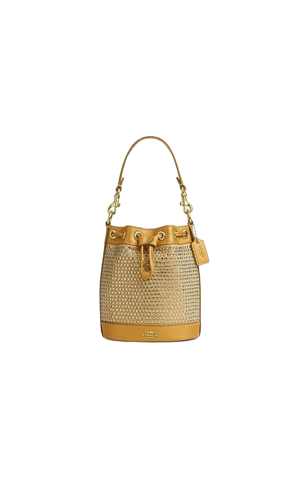 Coach borsa a secchiello  beige