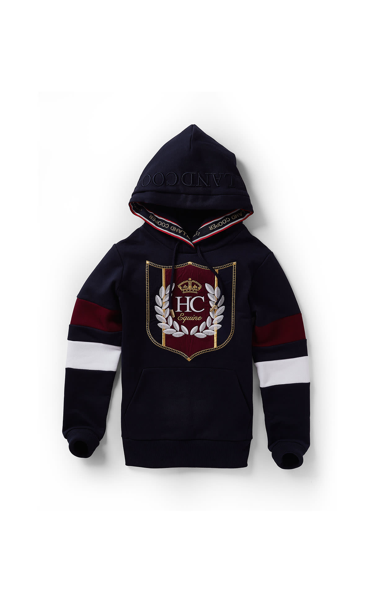 Holland Cooper Crested hoodie ink navy from Bicester Village