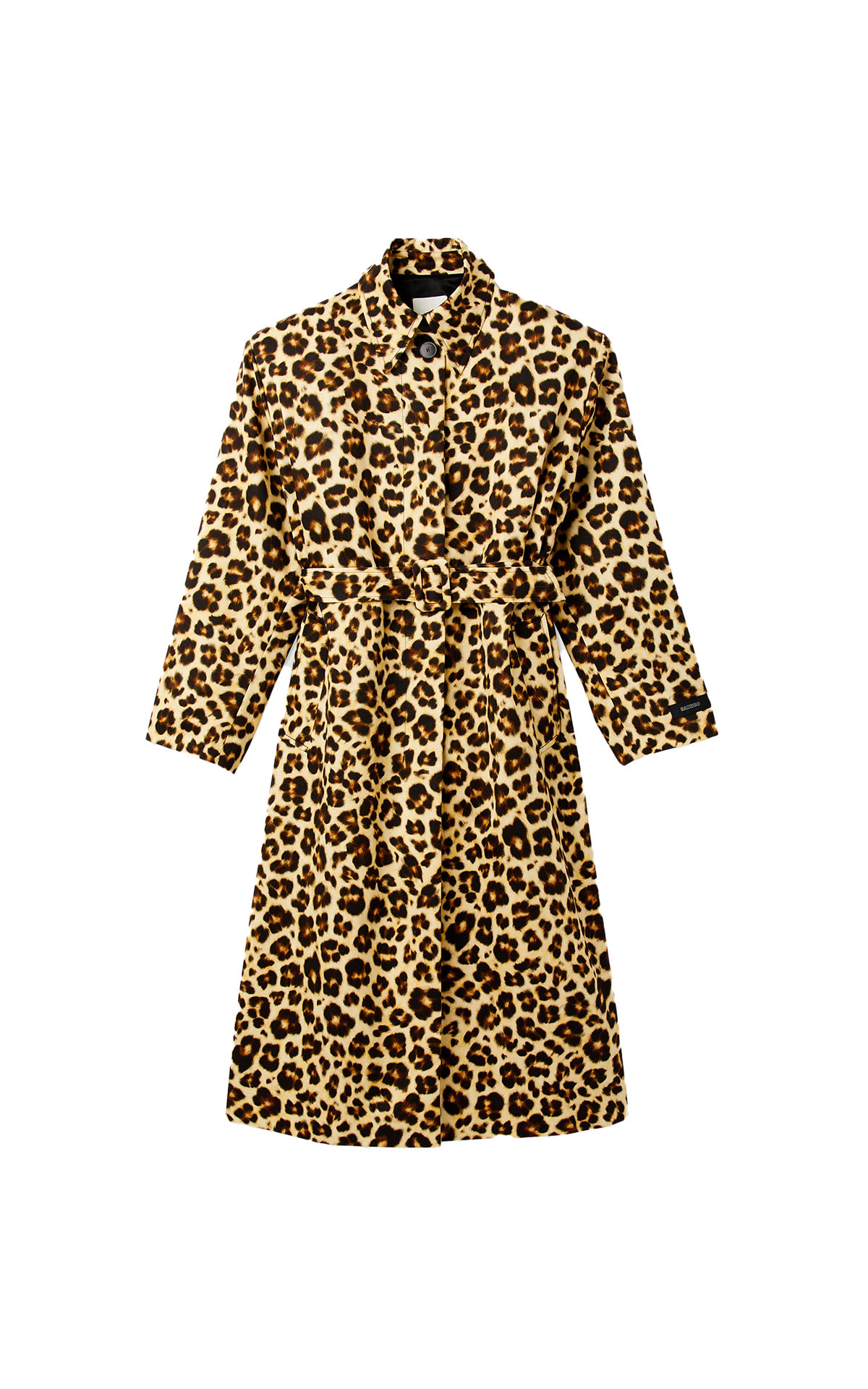 Leopard print coat sandro outlet barcleona la roca village