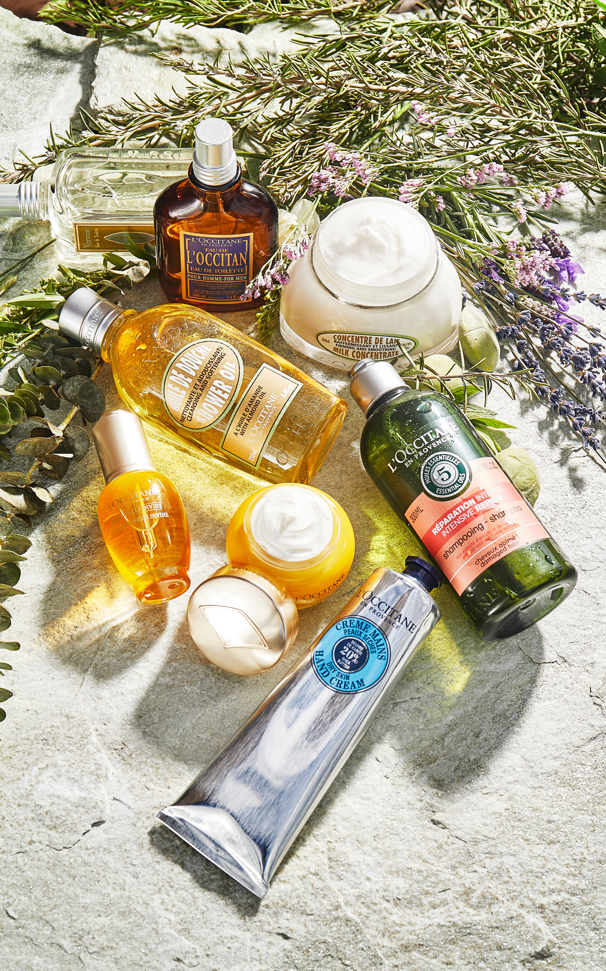 L'Occitane en Provence products still life