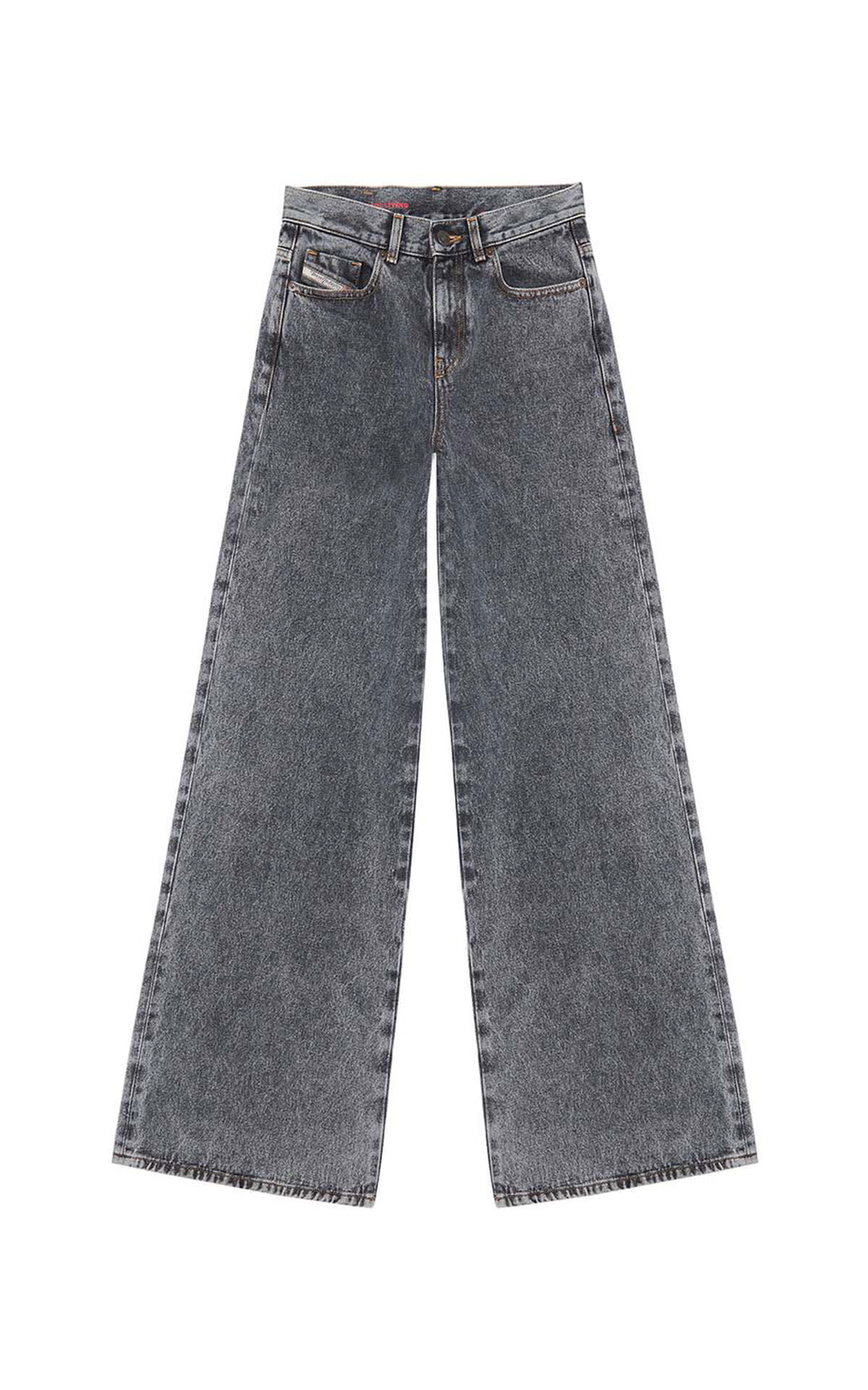 Grey flared jeans Diesel