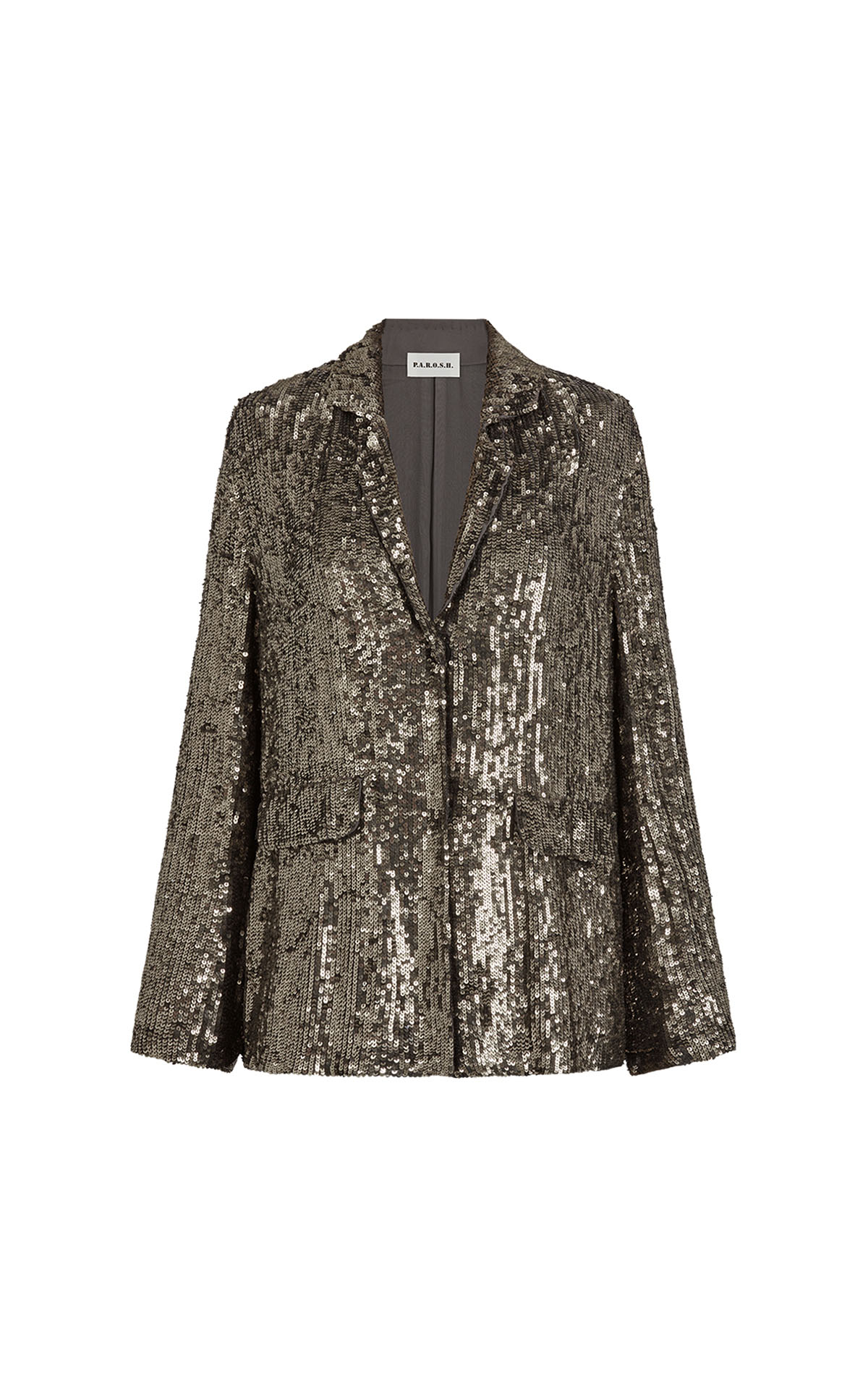 PAROSH rhinestone blazer